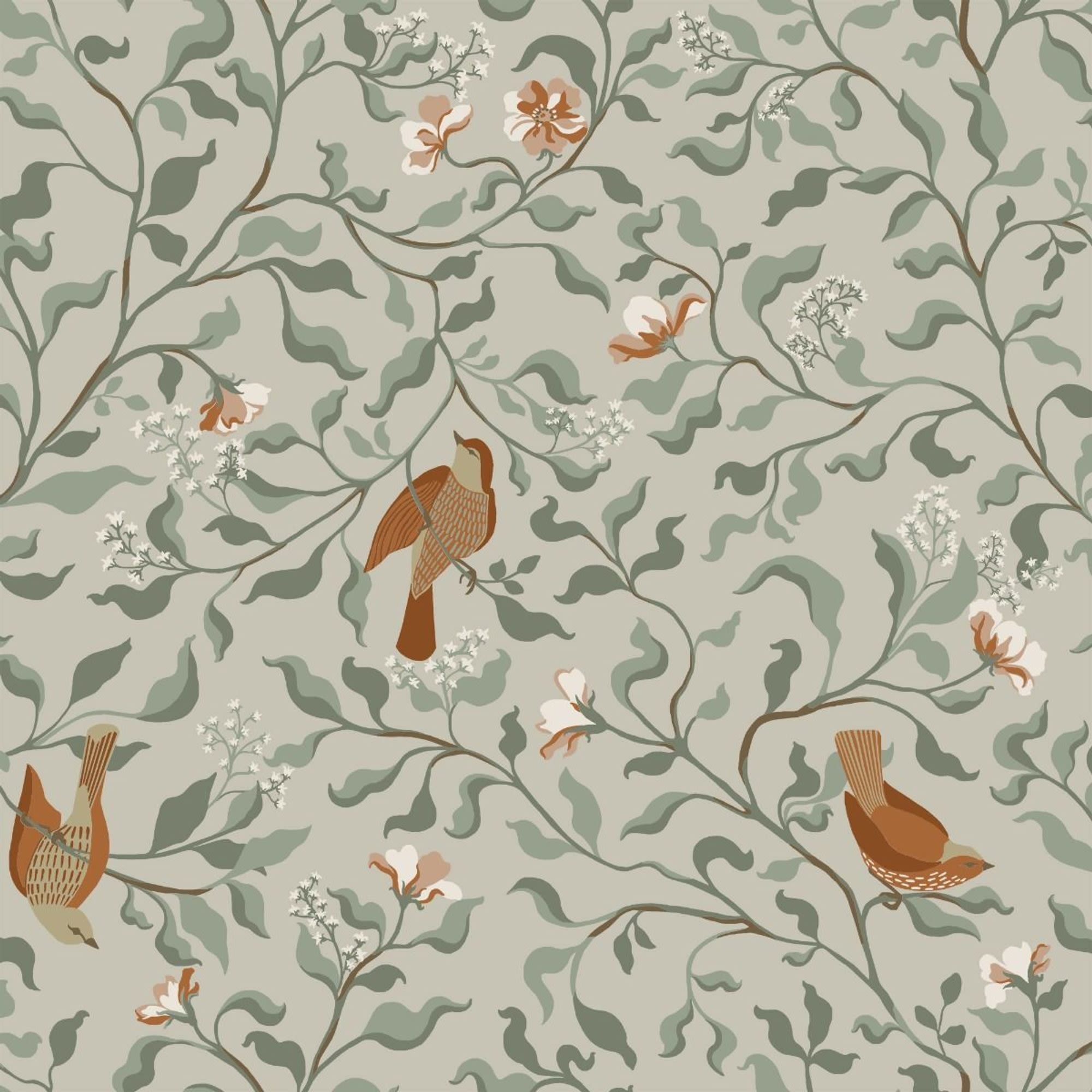 Duro Josefin 534-01P Tapetprov Flora, Beige