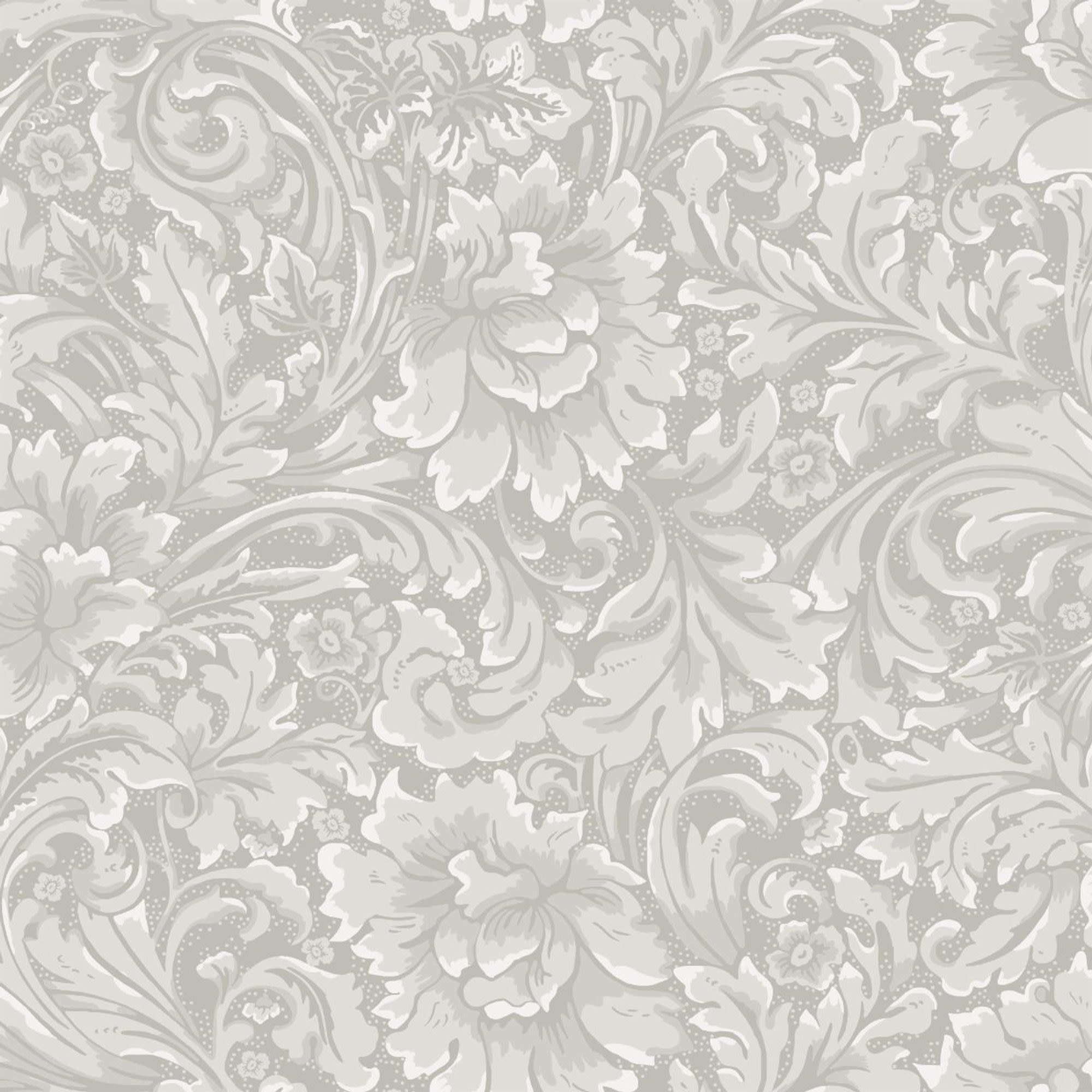Duro Idun 535-01P Tapetprov Flora, Beigegrå