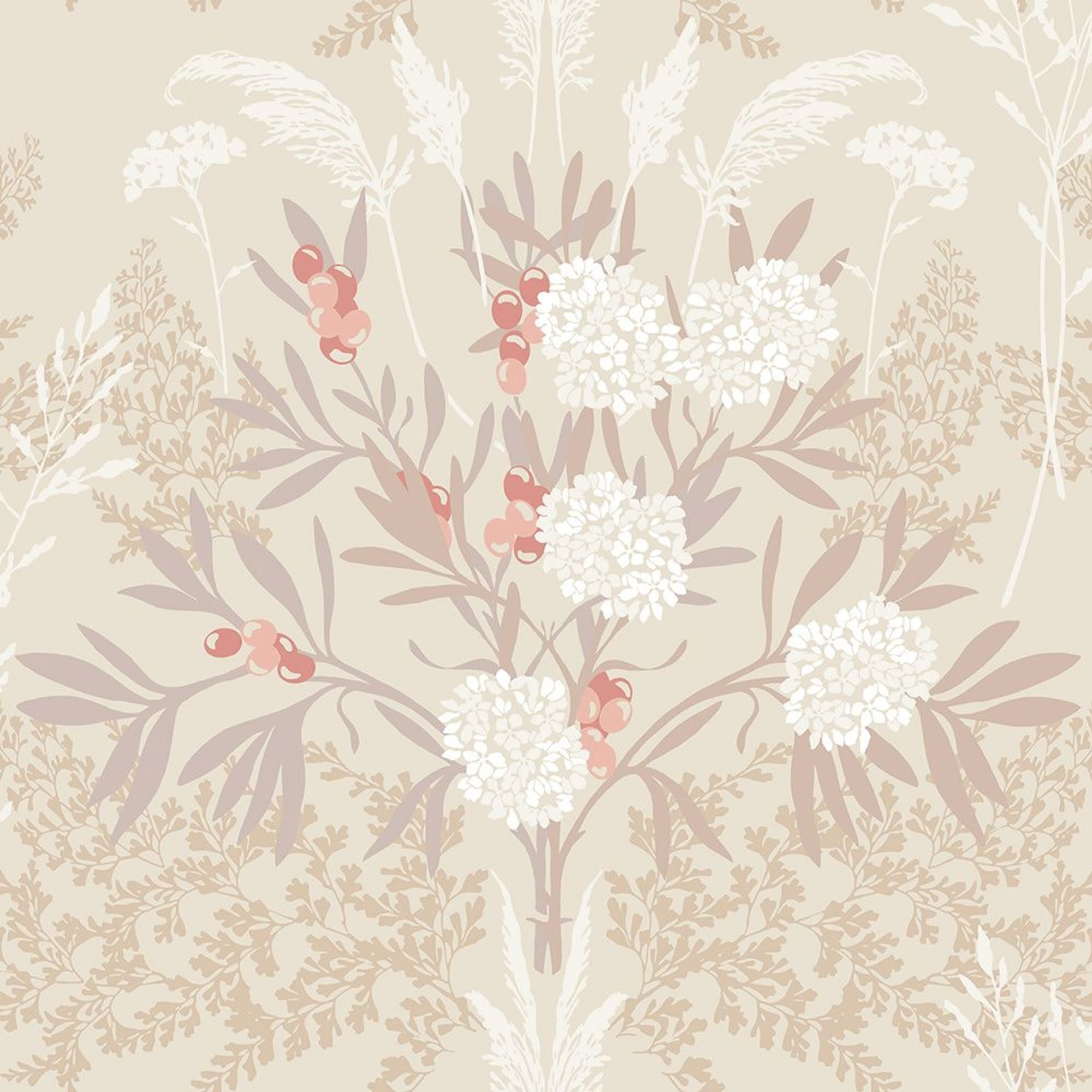 Duro Strandäng 614-01P Tapetprov Hav & Land, Beige/rost