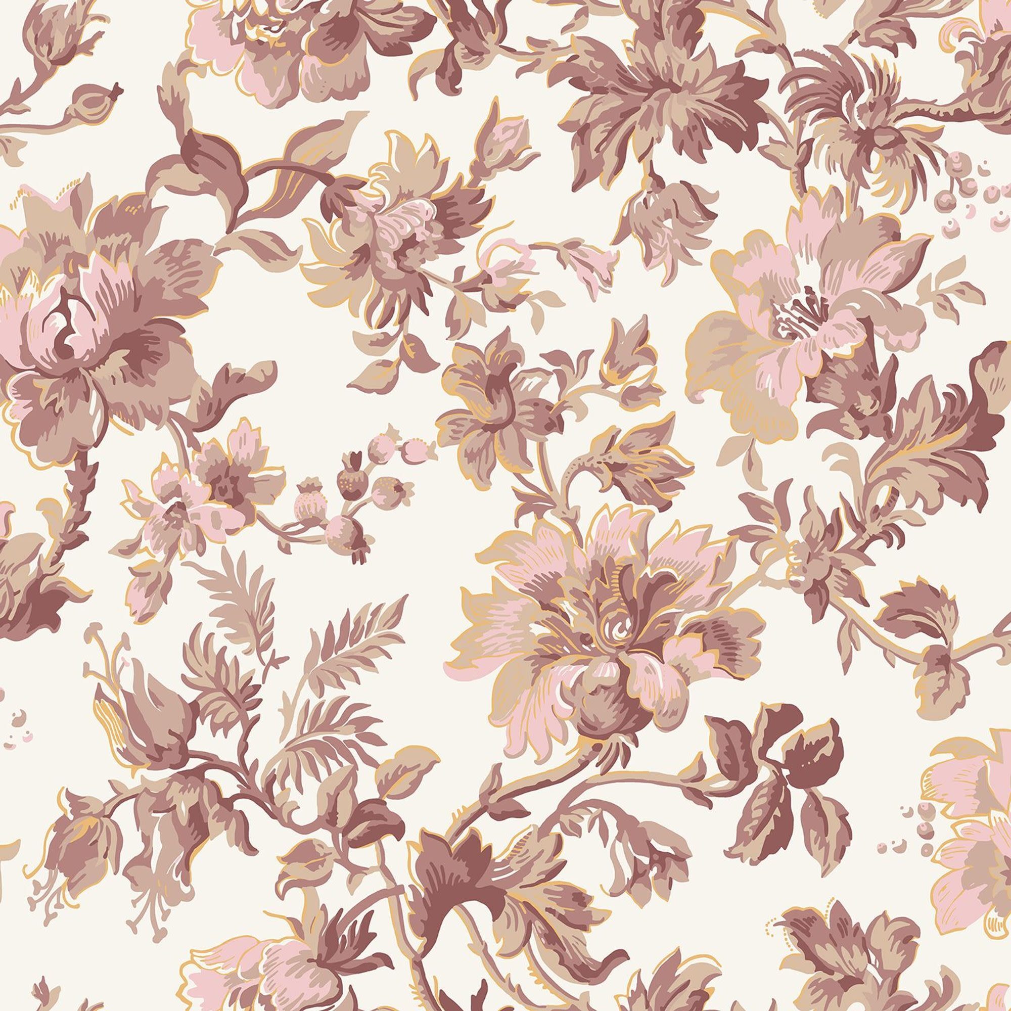 Duro Britas hus 694-01P Tapetprov Gammalsvenska QuickUp, Rosa