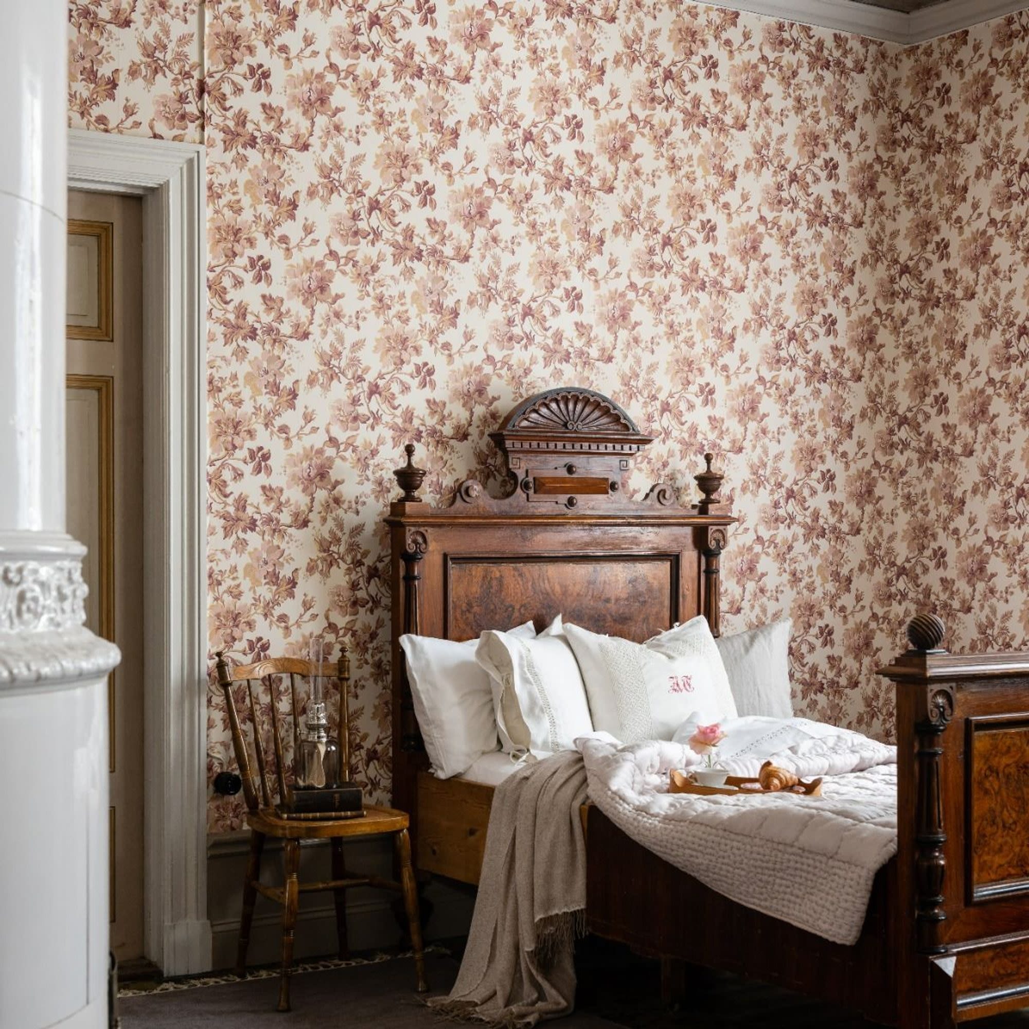 Duro Britas hus 694-01 Tapet Gammalsvenska QuickUp Rosa