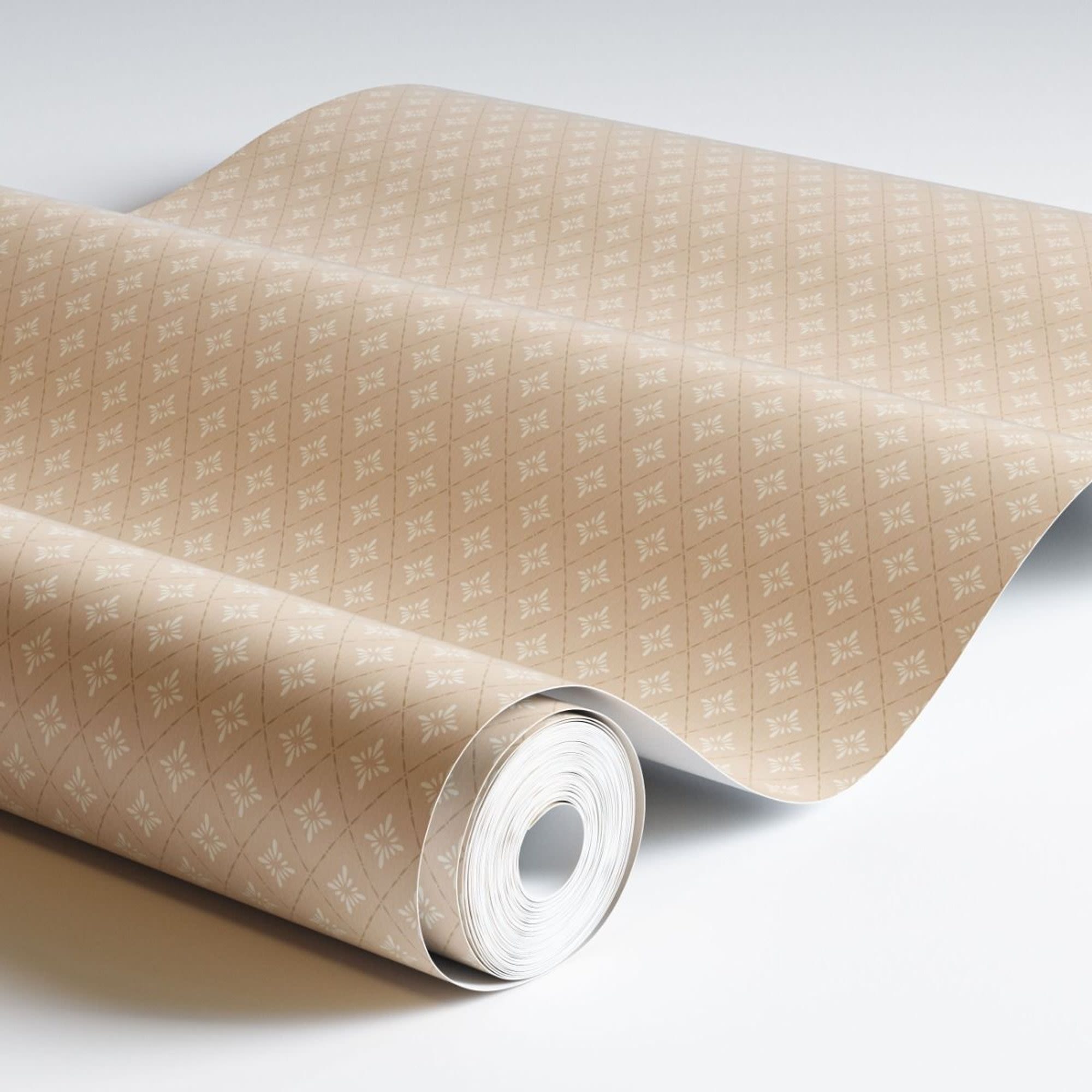 Duro Lillstjärna 680-09P Tapetprov Småmönstrat, Rost