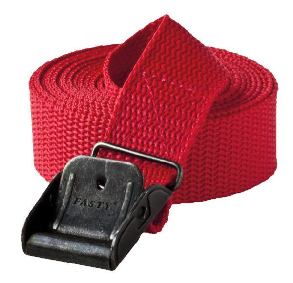Fasty 157 Spännrem 2-pack, All-pack Röd, 2000 mm