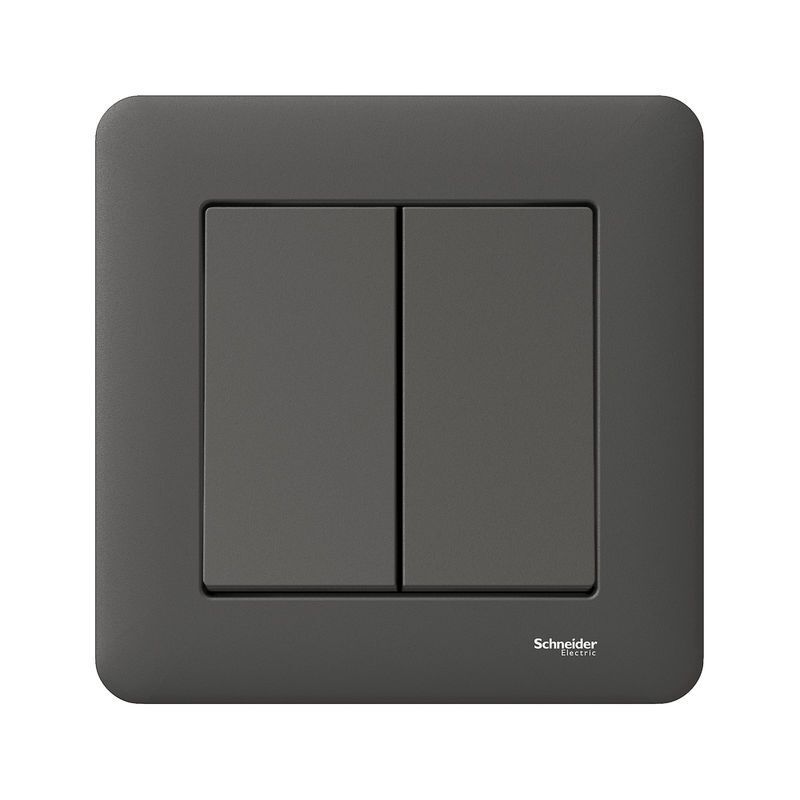 Schneider Electric Exxact WDE008417 Strömbrytare infälld, antracit Kron