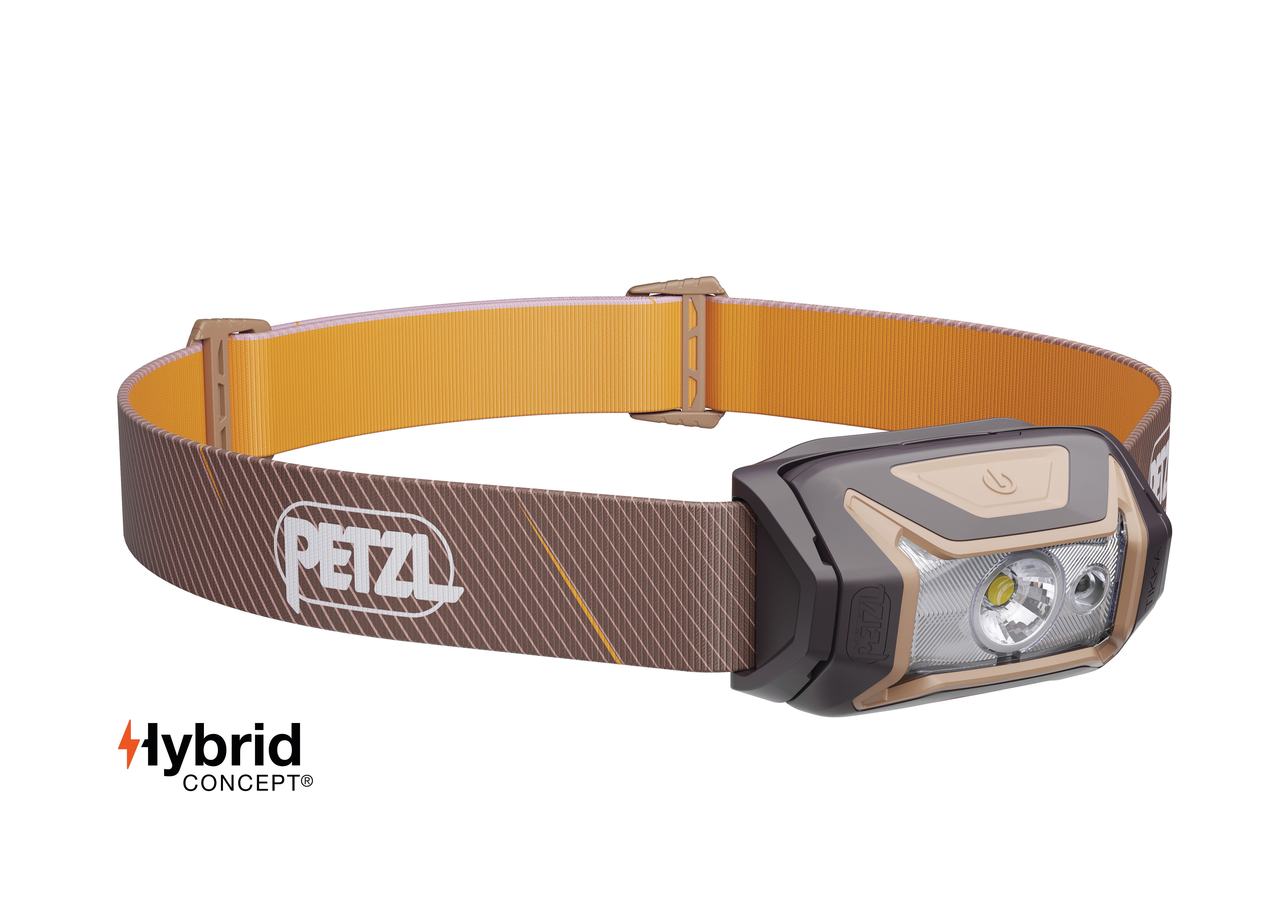 Petzl TIKKA Pannlampa Passar för vandring och vardagsbruk Brun