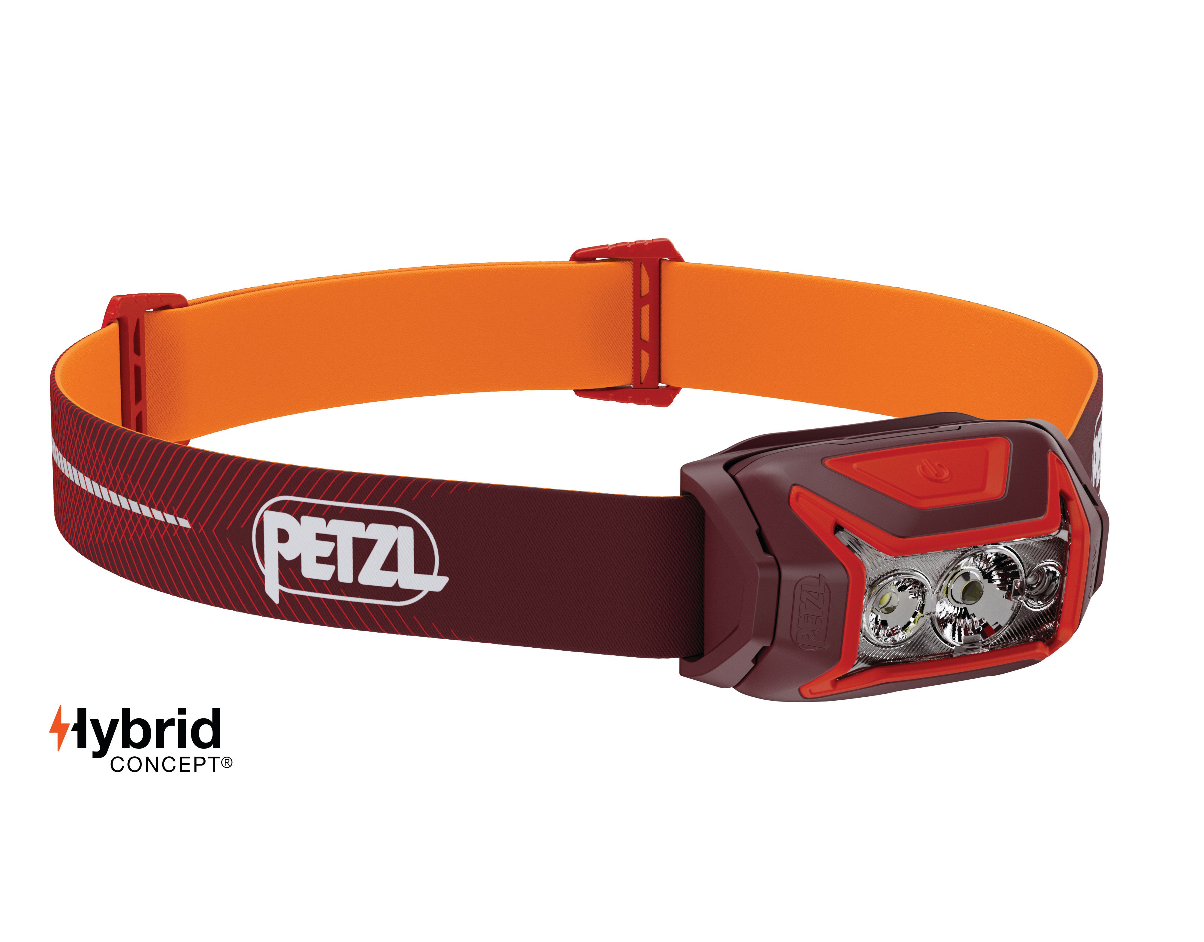Petzl ACTIK CORE Pannlampa 600 lumen Röd