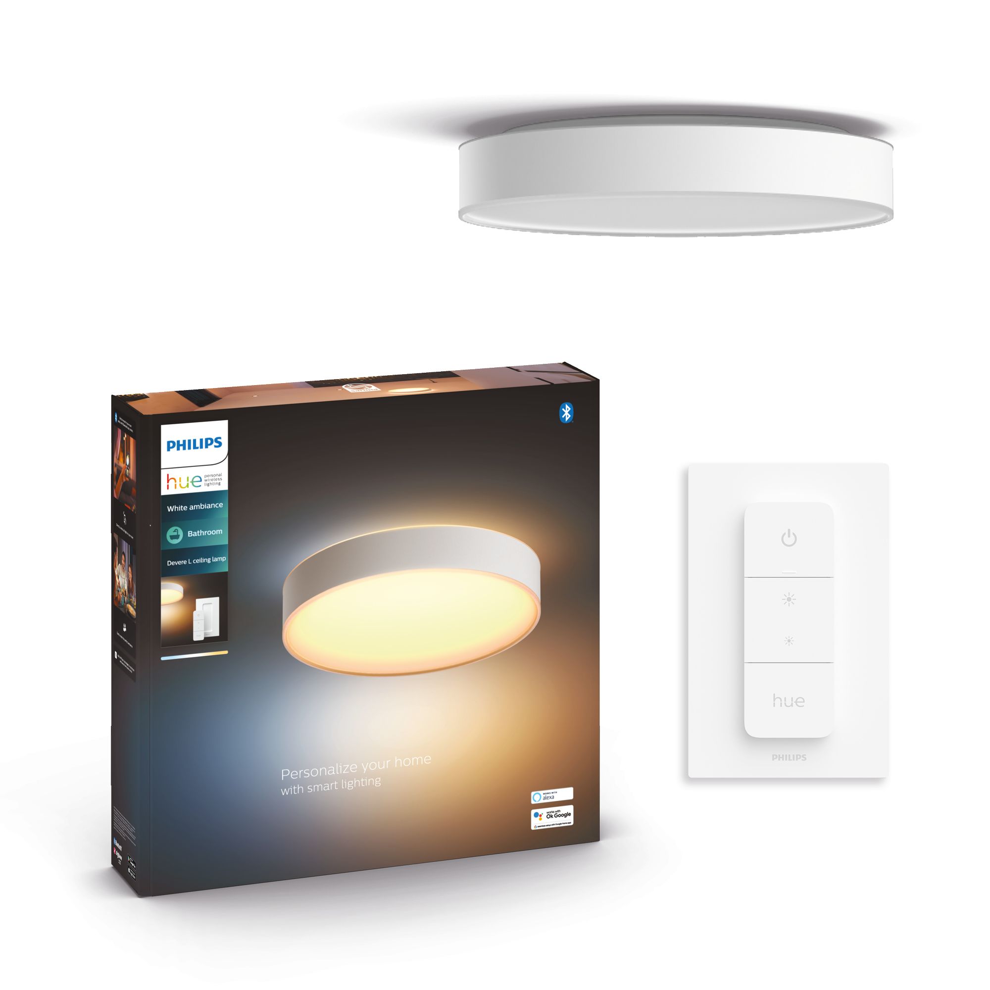 Philips Hue Devere 915005997701 Loftlampe hvid