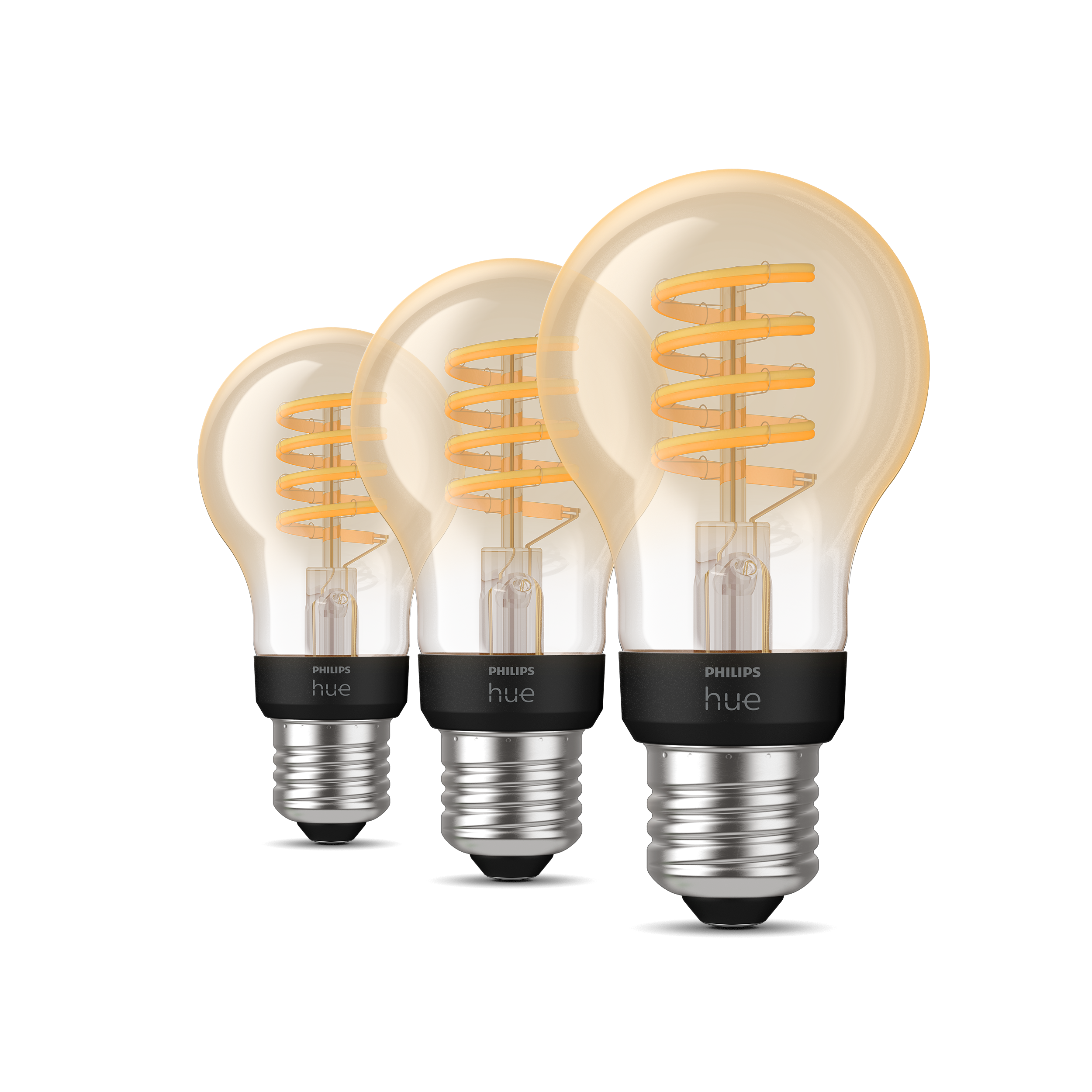 Philips Hue 929002477504 Ljuskälla 3-pack, 7W, A60, 2200-4500K, E27, 550L