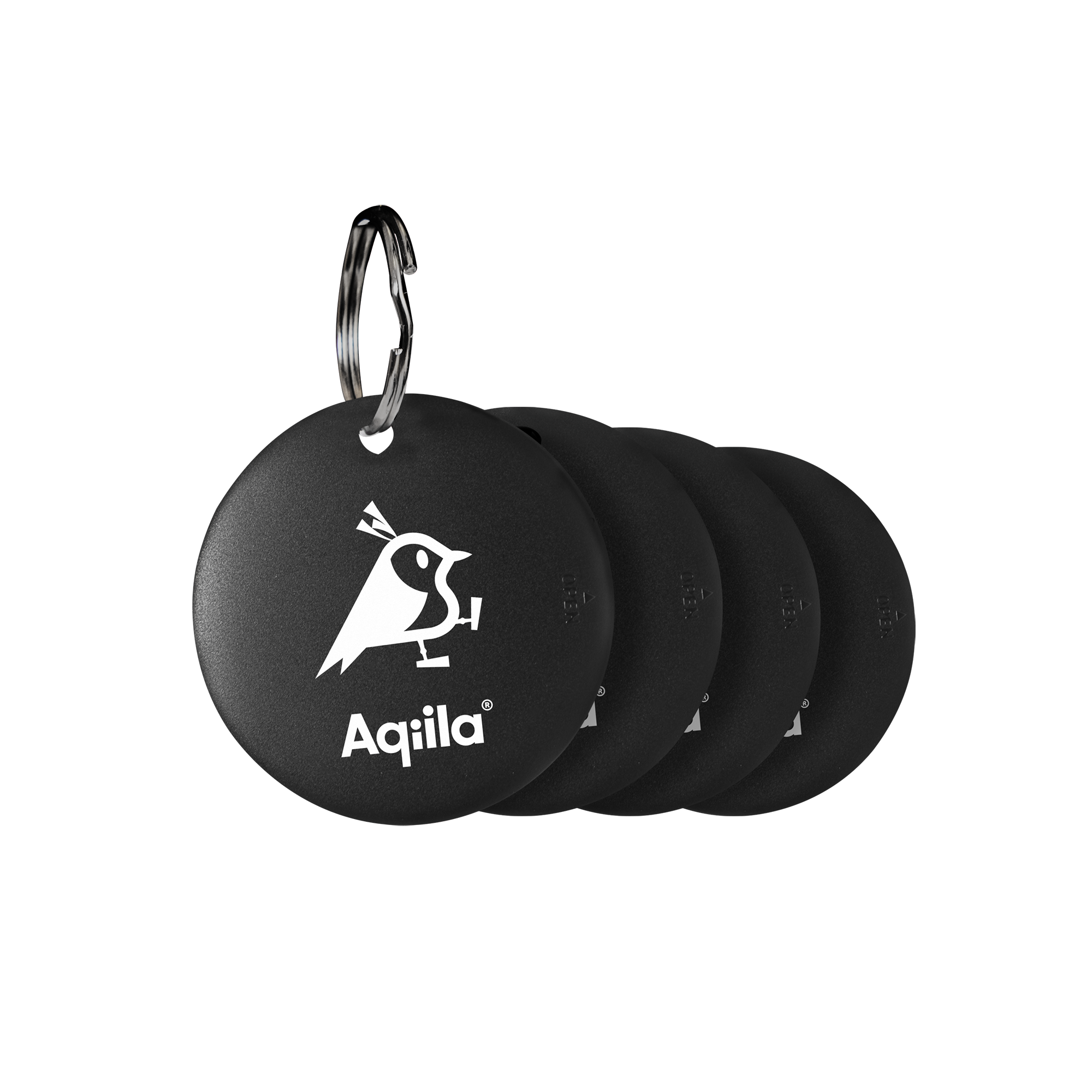Aqiila Tagbird Spårningsbricka Bluetooth, 4-pack 4-pack