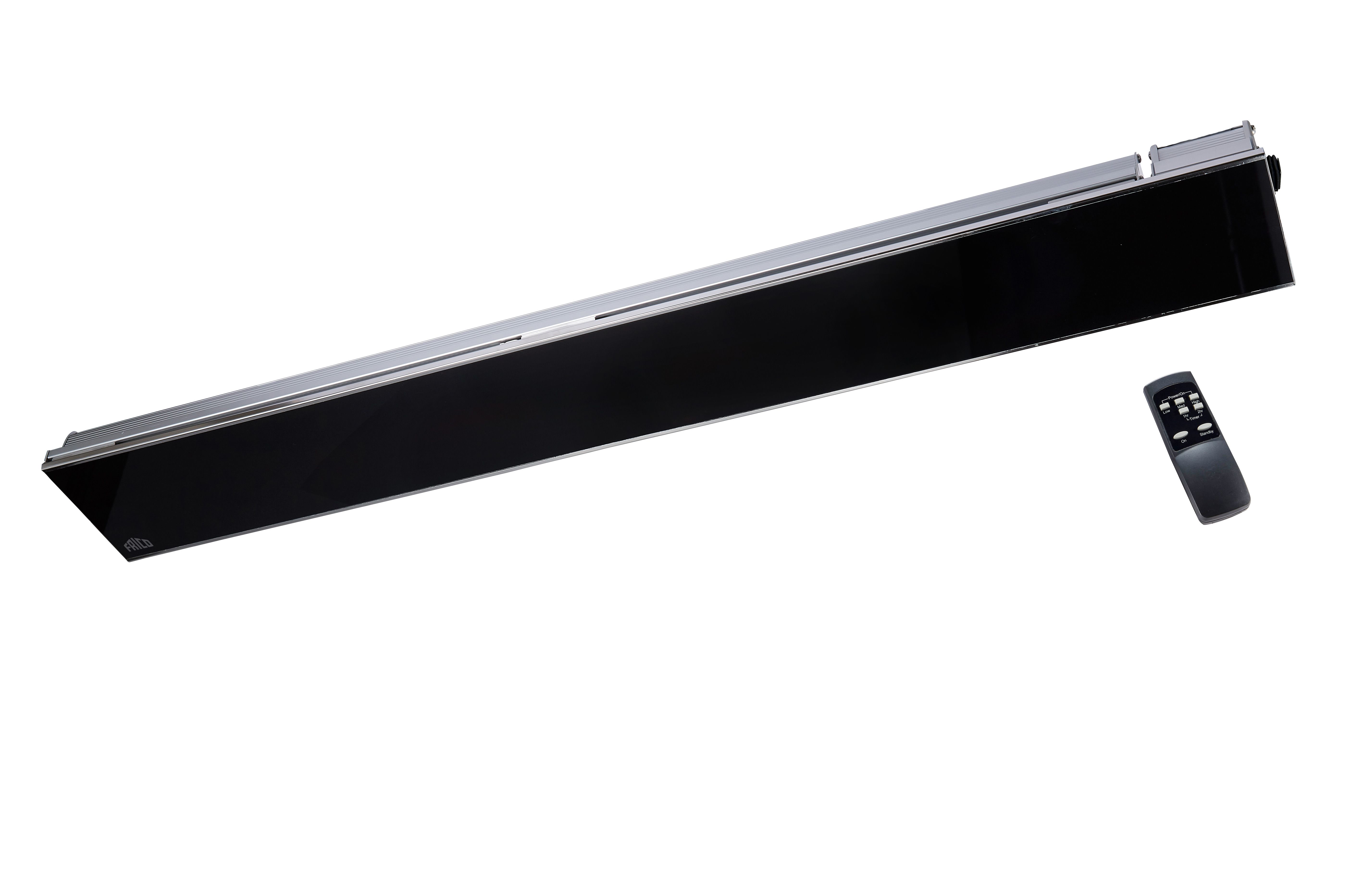 Frico Relax Glass Dimmer Infravärmare 230 V, IP65 Svart/Silver