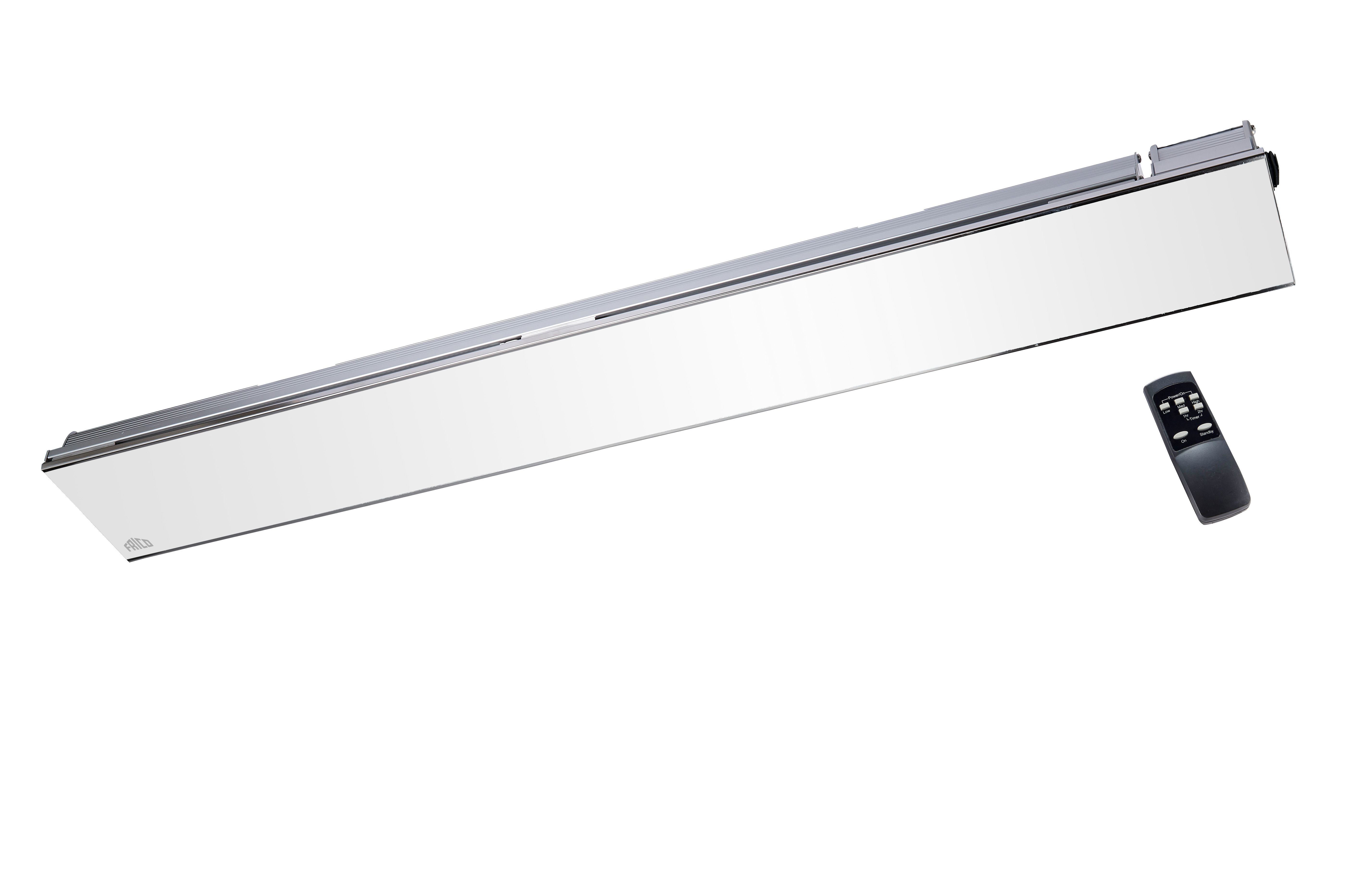 Frico Relax Glass Dimmer Infravärmare 230 V, IP65 Vit/Silver