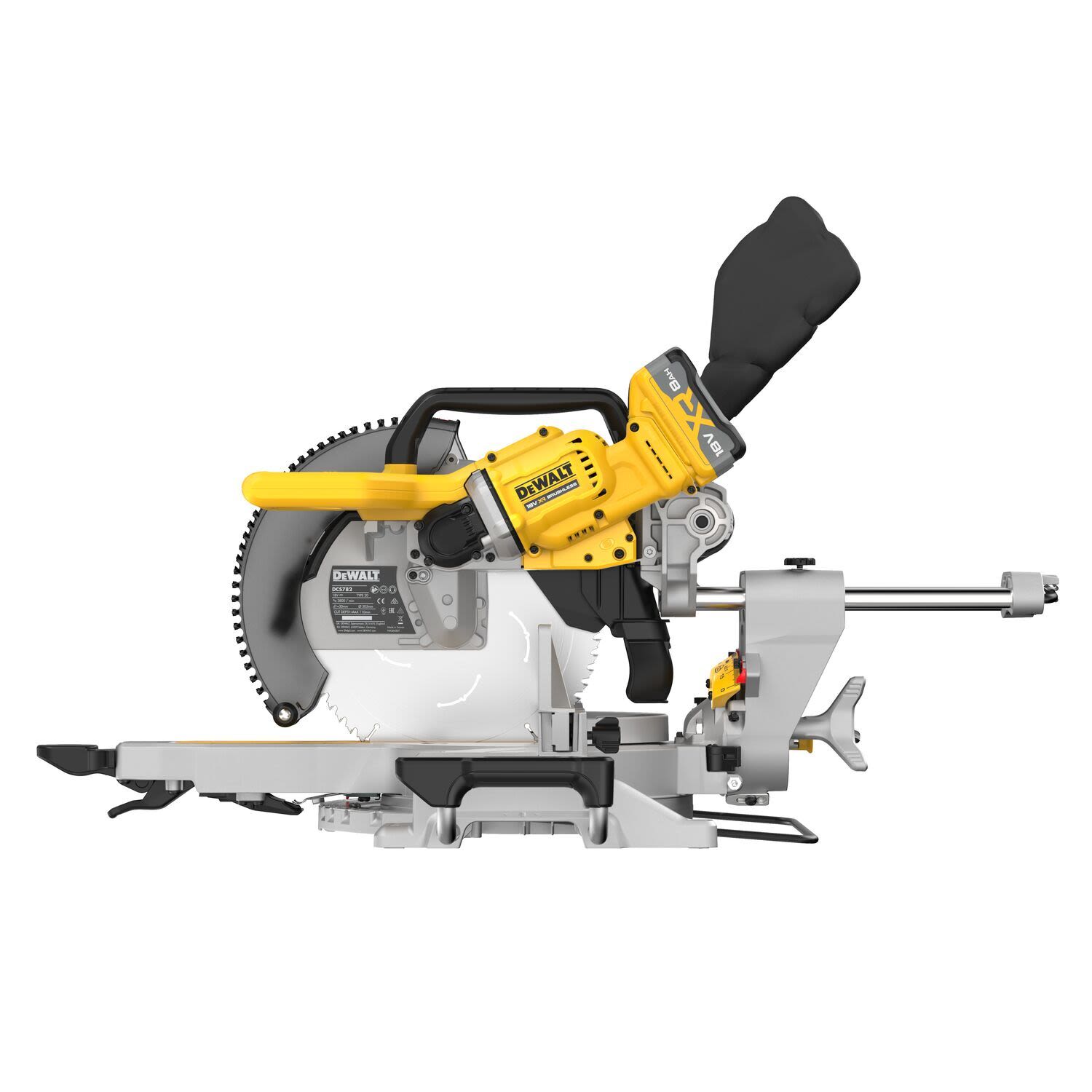 Dewalt DCS782XW2-QW Kap-& gersåg med batteri och laddare