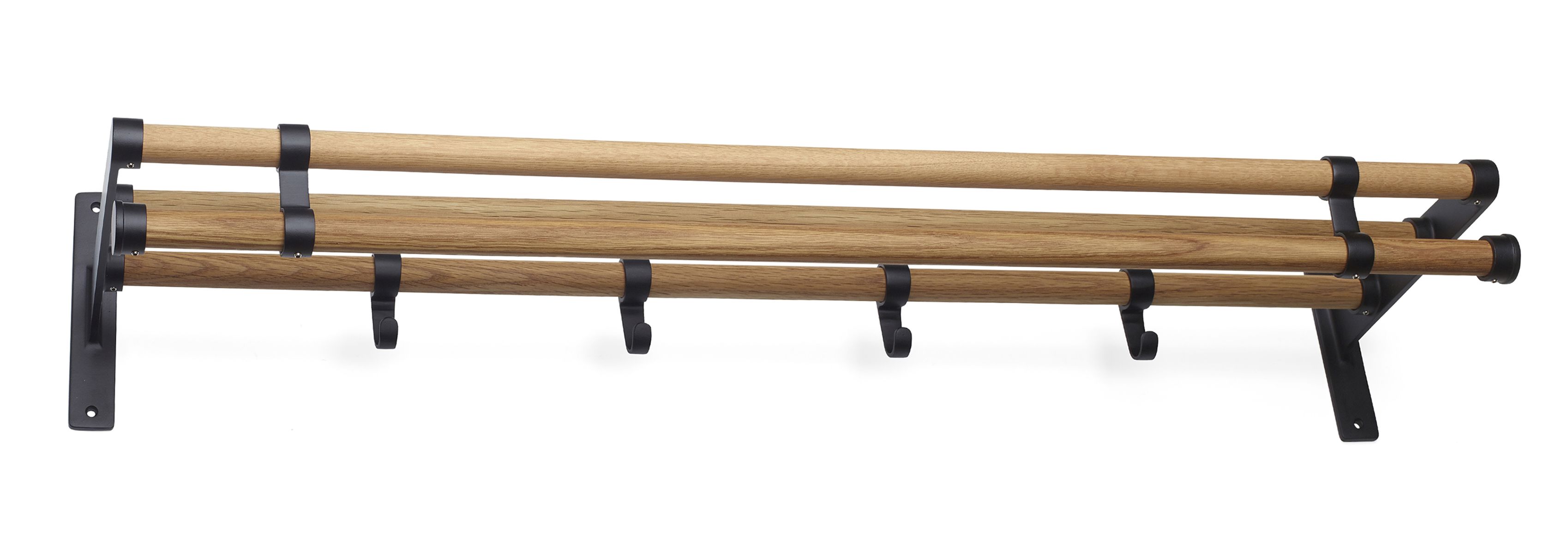 Habo 19048 Hatthylla svart/ek 1000 mm