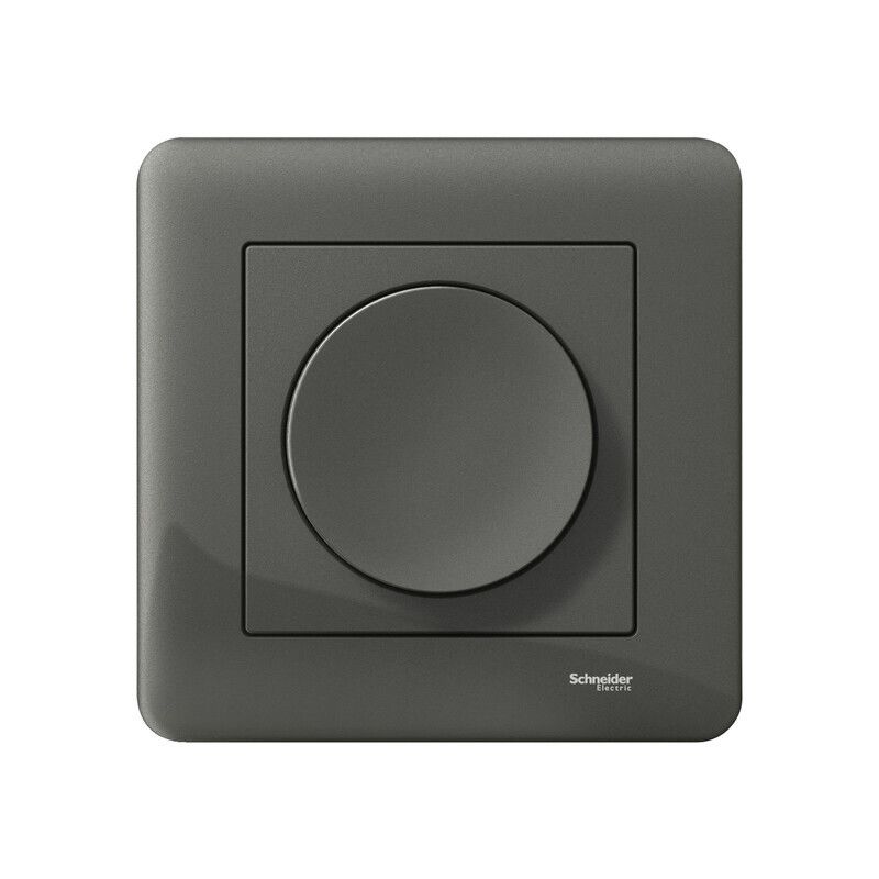 Schneider Electric Exxact LED 4-400 W Dimmer universal, 4-400 W Svart