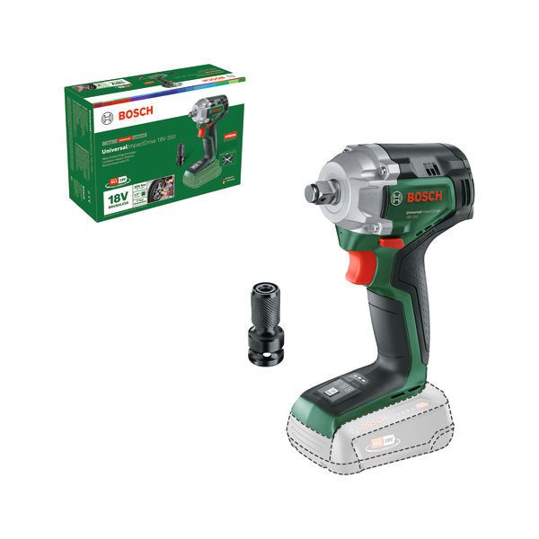 Bosch UniversalImpactDrive Møtrikspænder uden batteri og oplader
