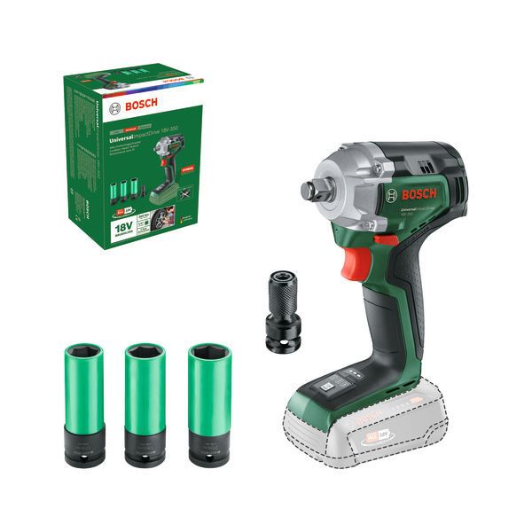 Bosch UniversalImpactDrive Mutterdragare utan batteri och laddare