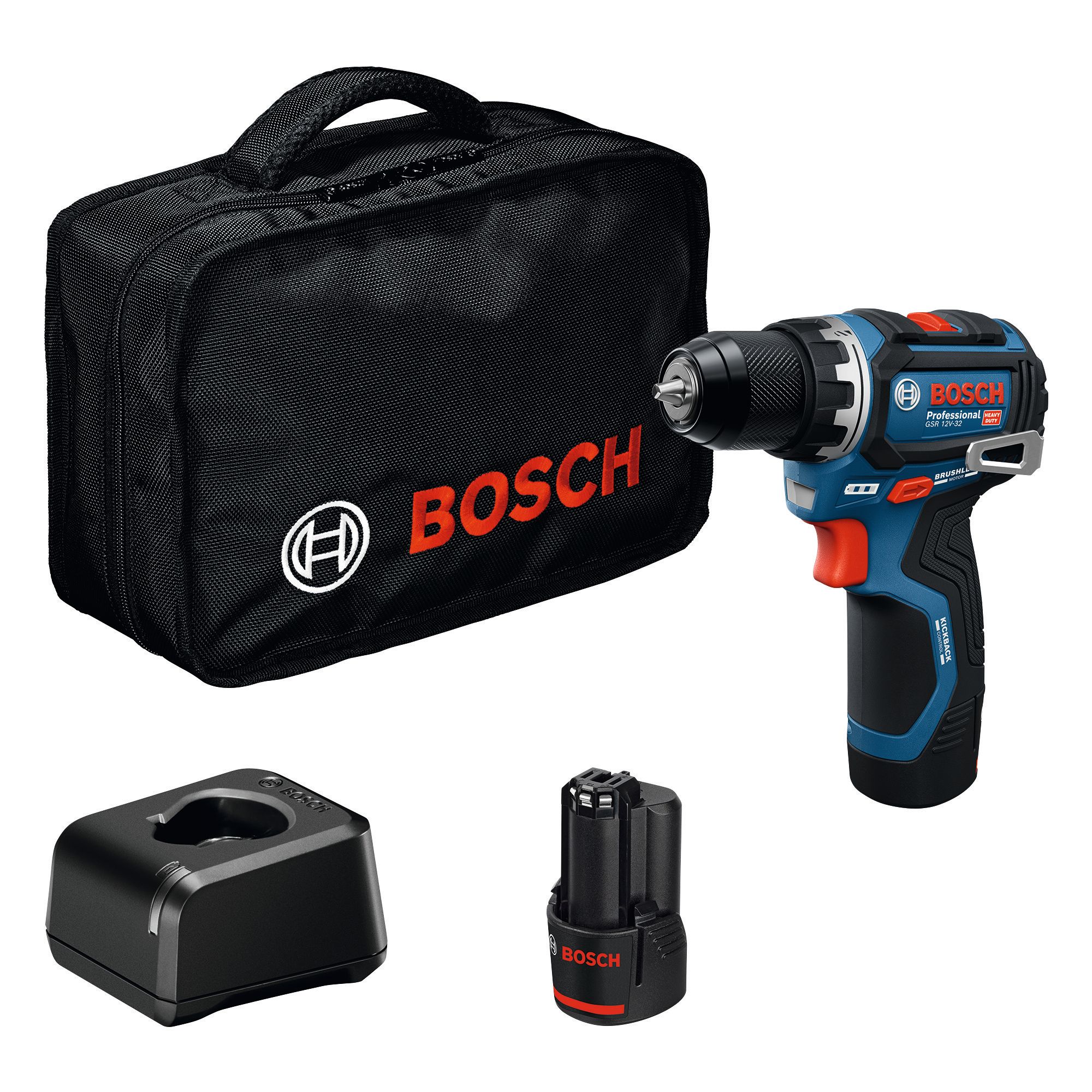 Bosch GSR 12V-32 Skruvdragare med batteri och laddare