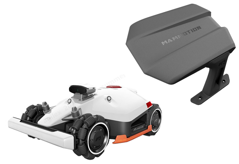 Mammotion Luba 2 AWD 5000X + 73013 Robotgräsklippare för 5000 m², med garage
