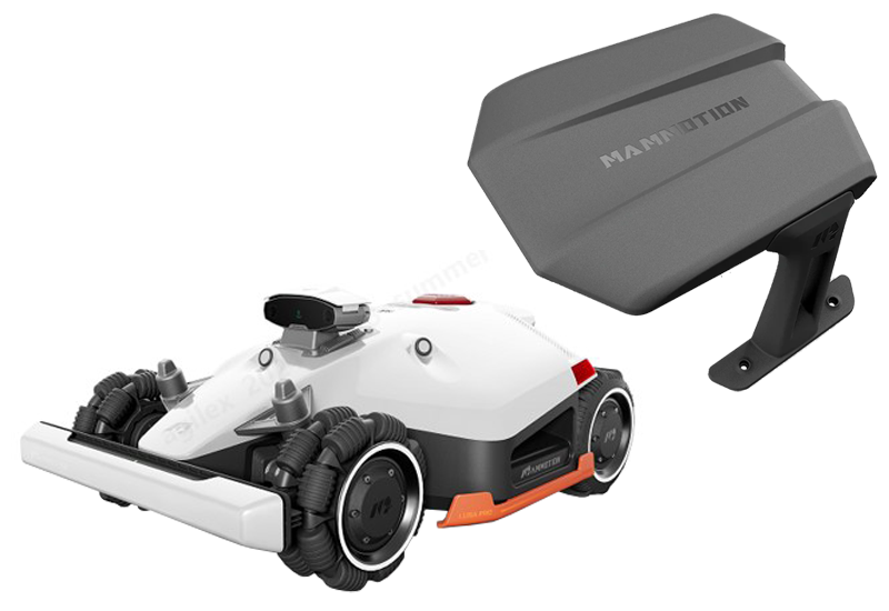 Mammotion Luba 2 AWD 3000X + 73013 Robotgräsklippare för 3000 m², med garage