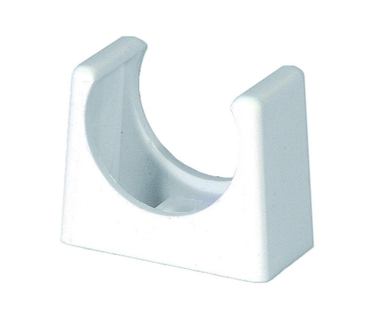 Purus 3812923 Rørklammer med våtromstetning, hvit 32 mm