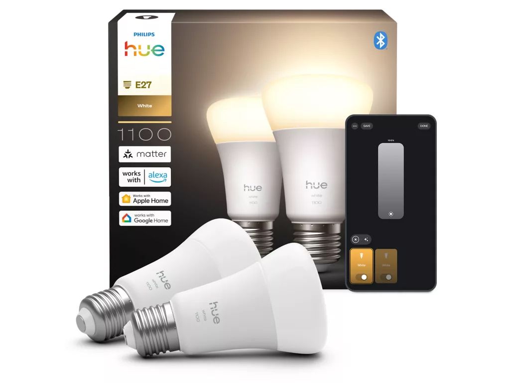 Philips Hue Huewca 929003856102 Ljuskälla E27, 9,5W, 1100 lm, 2-pack