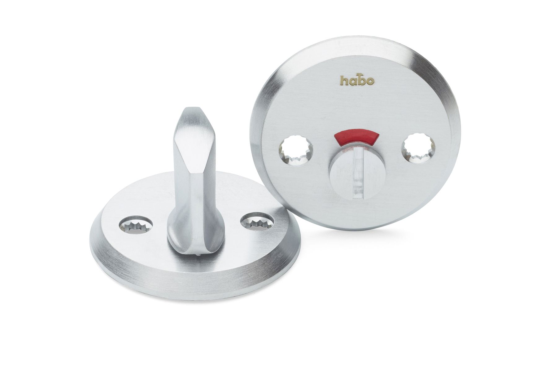 Habo A265Z WC-behör zink Borstad Krom