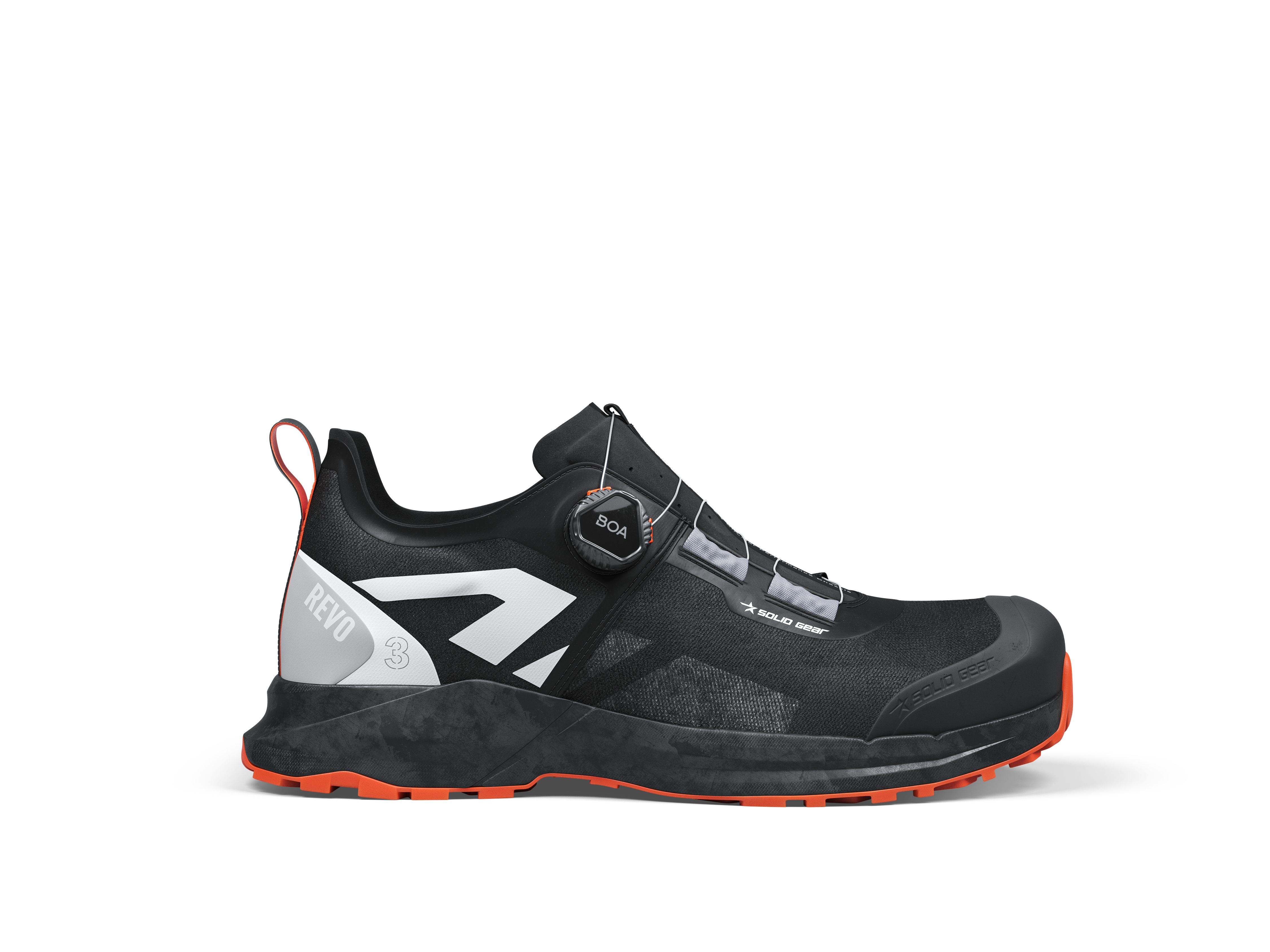 Solid Gear REVO 3 Skyddssko svart/gul 39