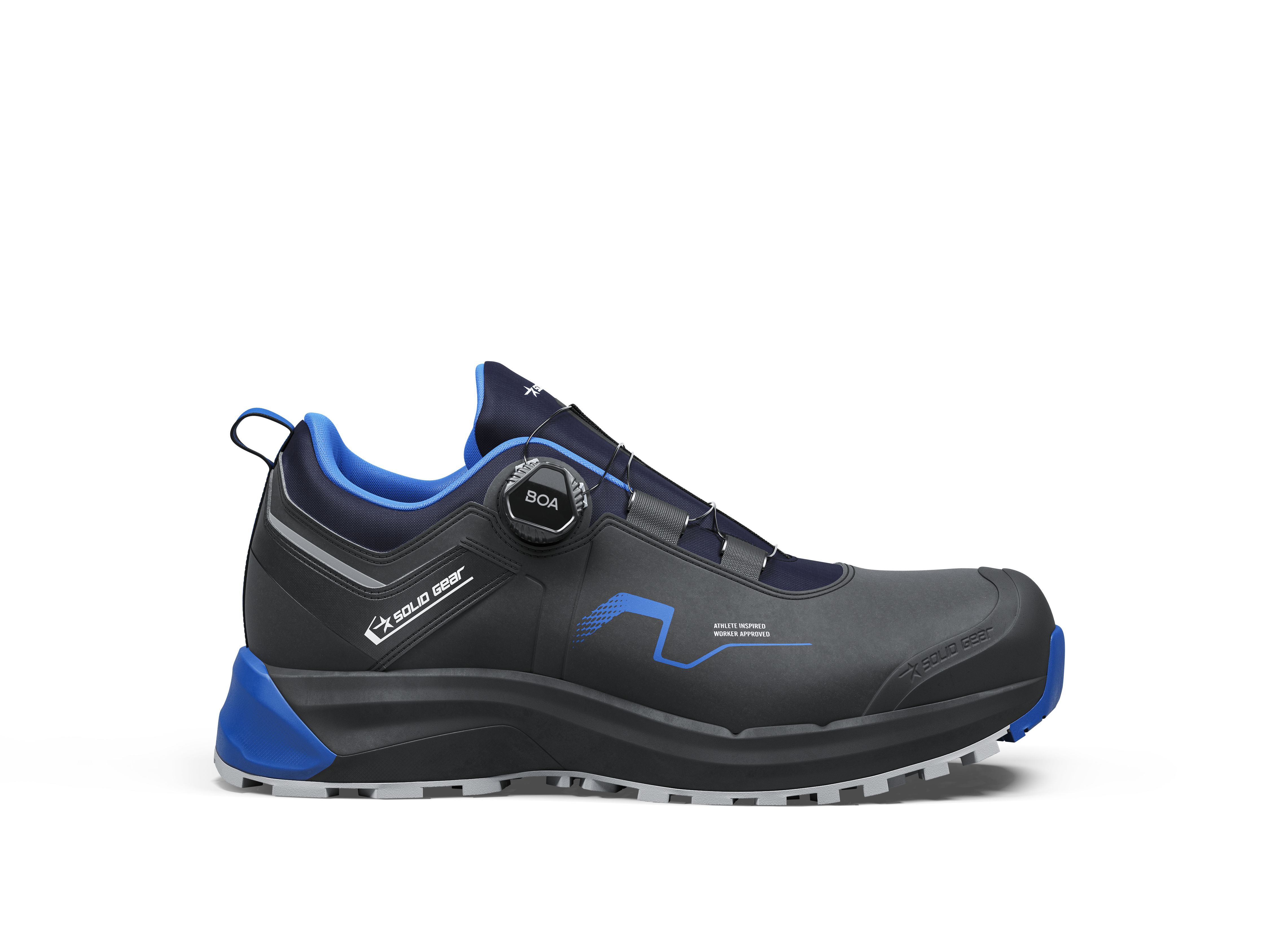 Solid Gear Sonar Low Skyddssko svart/blå 37