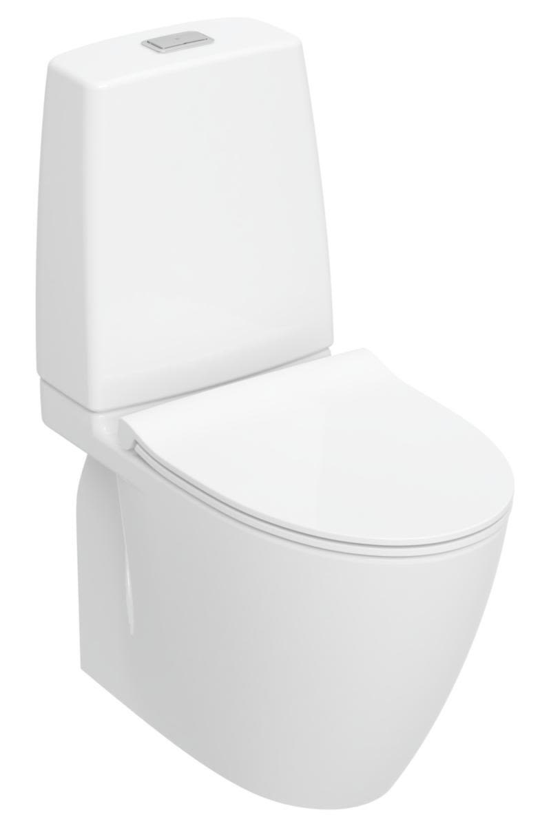 Ifö Spira Art 6250 Toalettstol Turboflush, S-lås, Soft Close-sits