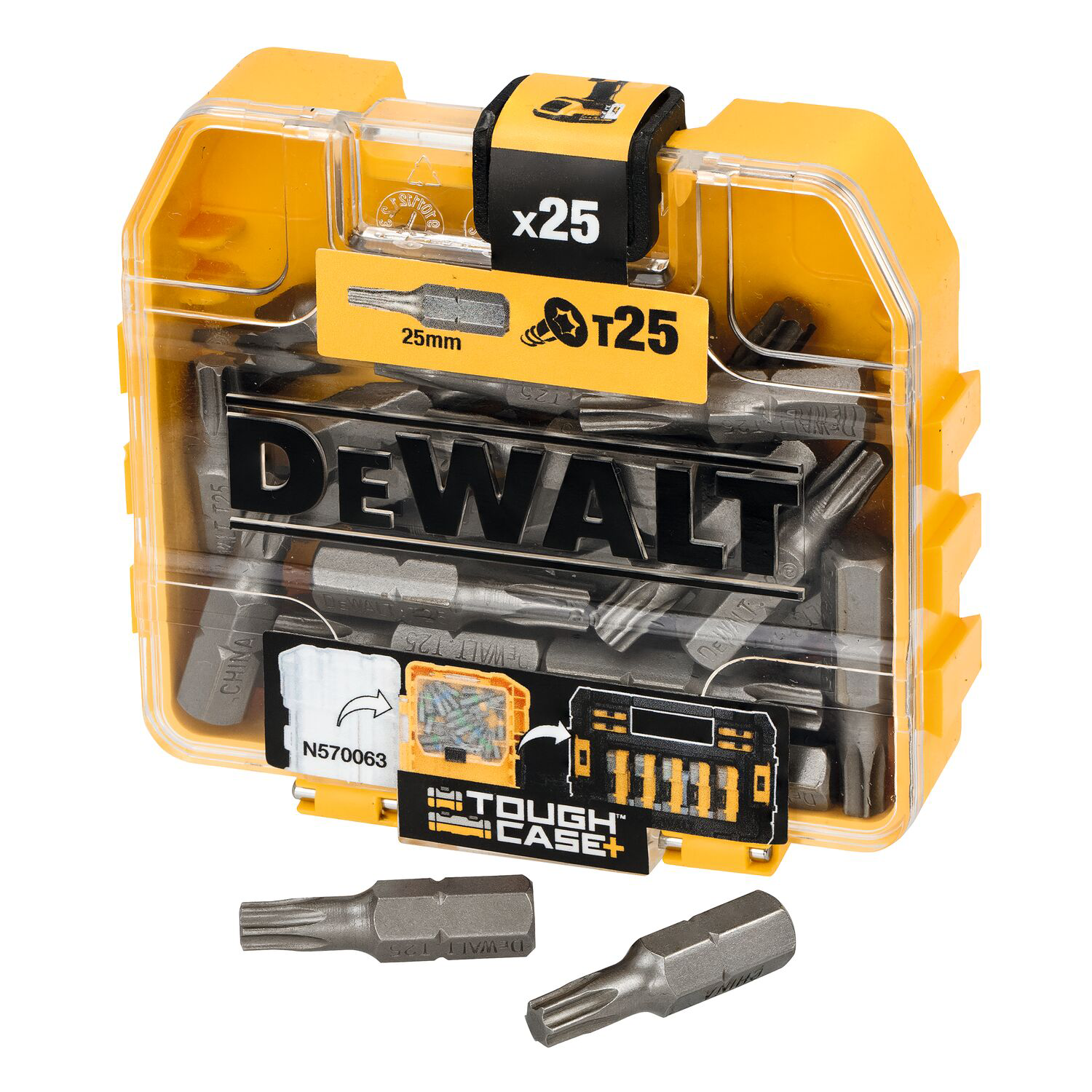 Dewalt DP43-QZ Bitssats T25 x 25 mm, 25-pack