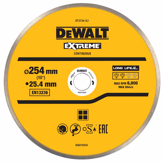 Dewalt DT3734-XJ Diamantkapskiva 254x25,4 mm