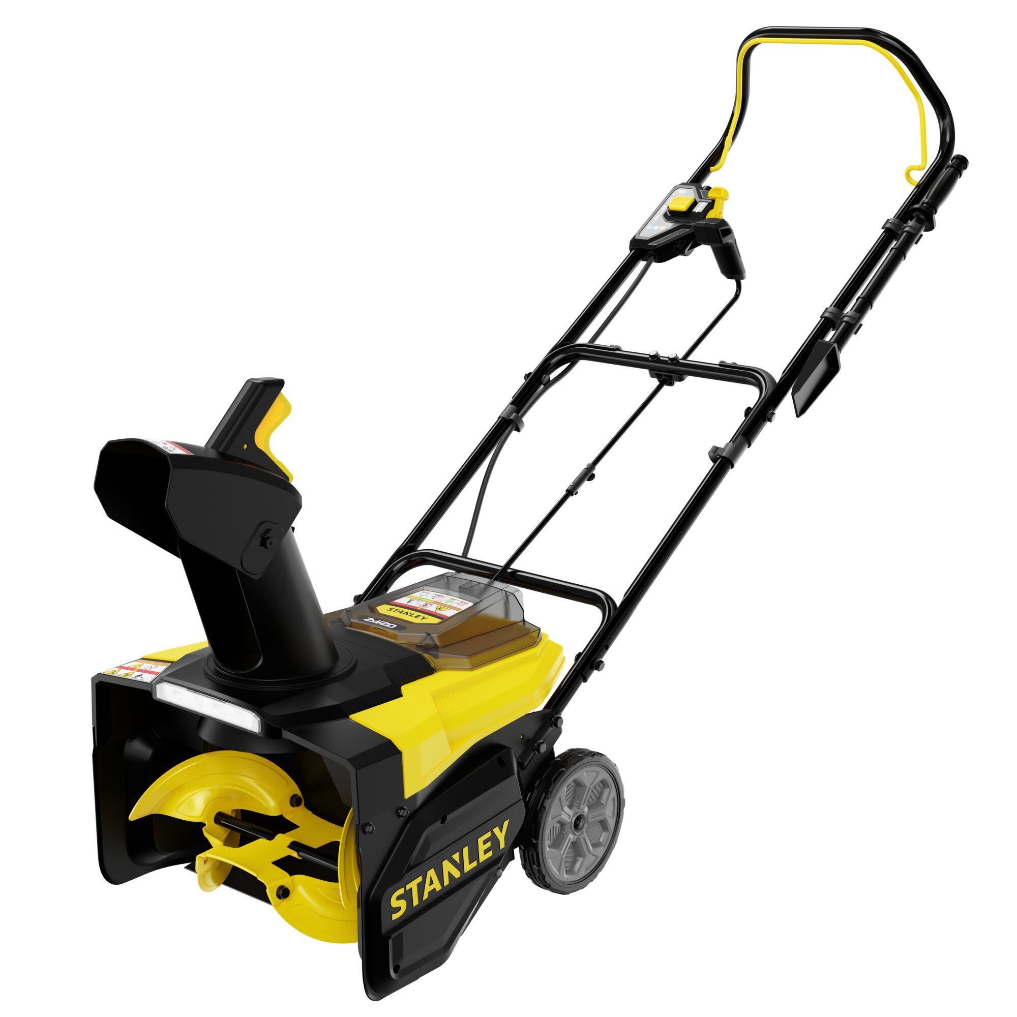 STANLEY SCSNP460R2-QW Snöslunga med batteri och laddare