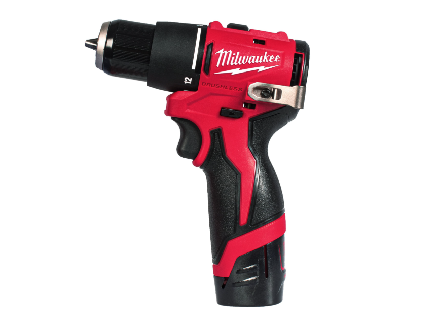 Milwaukee M12 BLPDRC-202C Slagborrmaskin med batteri och laddare