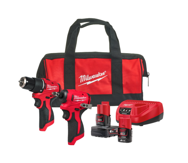Milwaukee BLPP2B-422B Kombikit med batteri och laddare