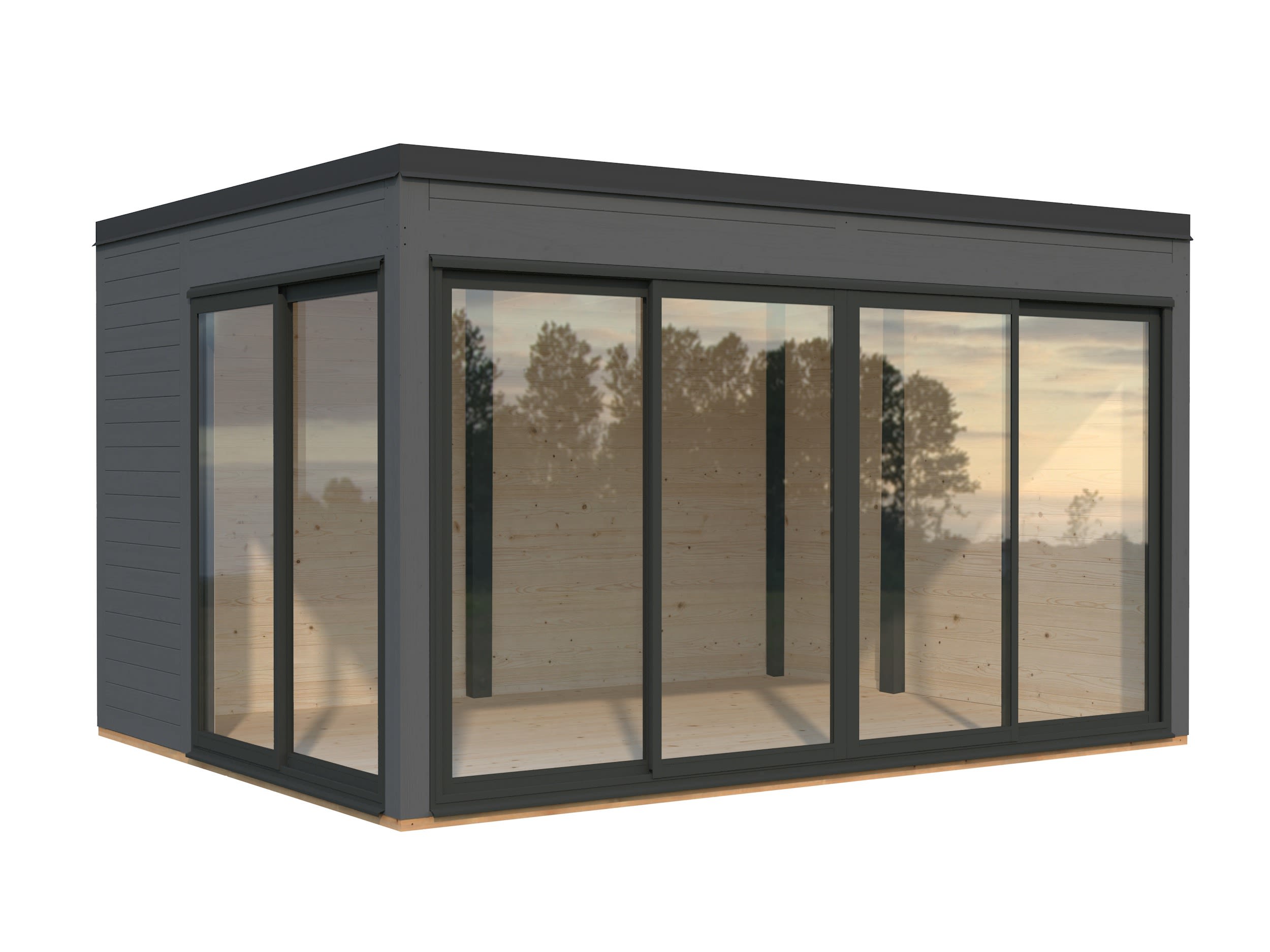 Palmako 121290 Uterum 12,6 m² Basaltgrå