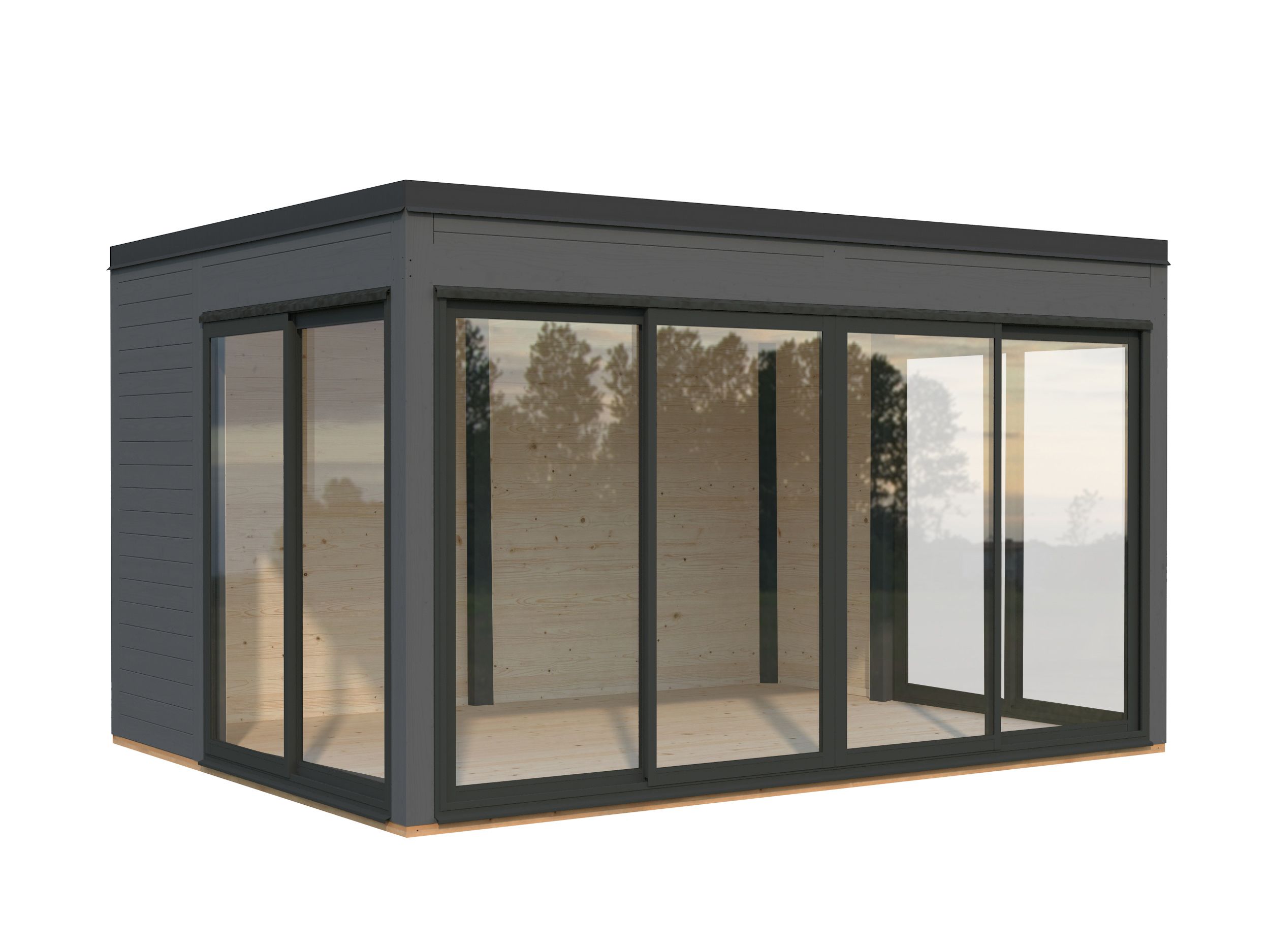 Palmako 121298 Uterum 12,6 m² Basaltgrå