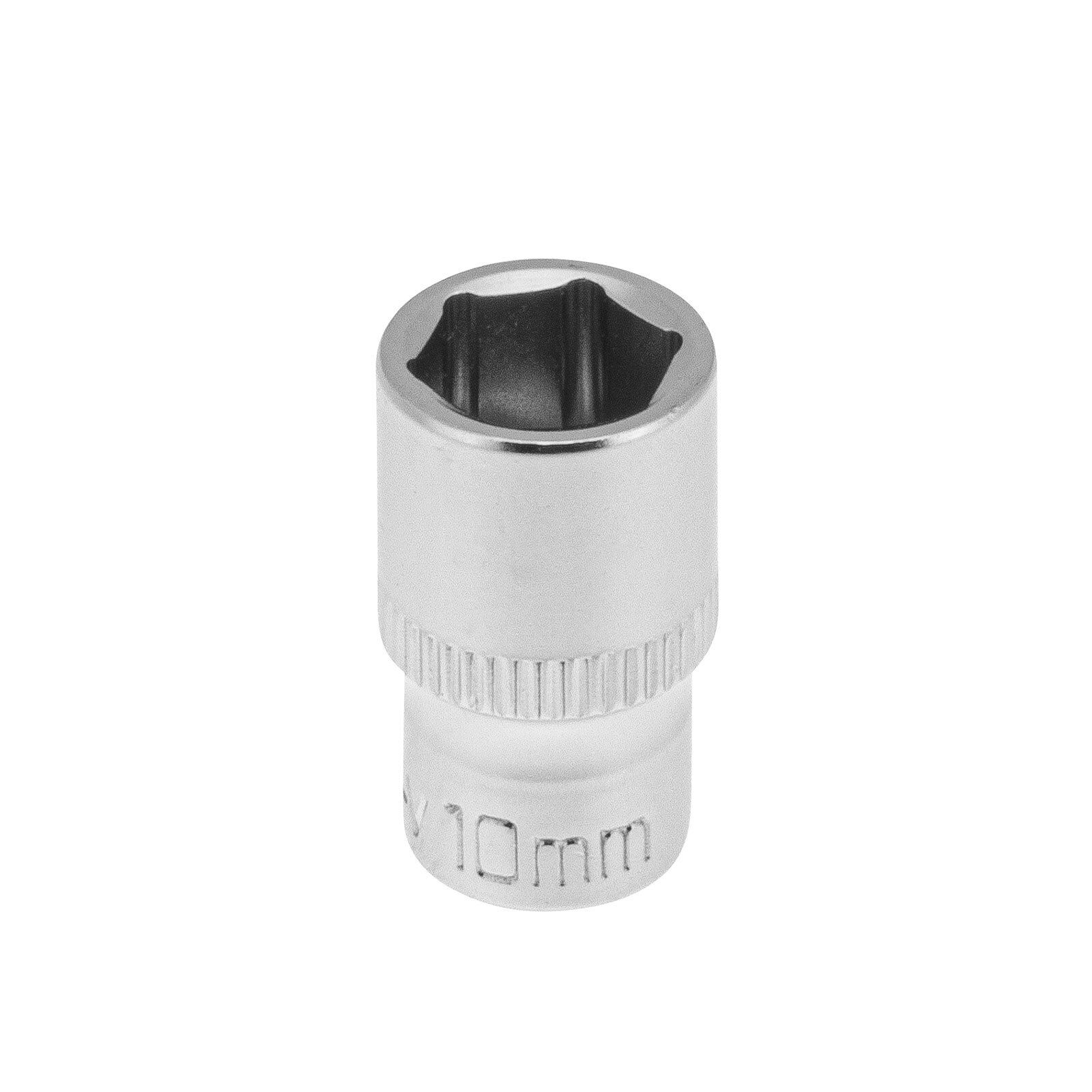 PELA 562364 Hylsy vääntiökoko 1/4", kuusiokanta, lyhyt 10 mm