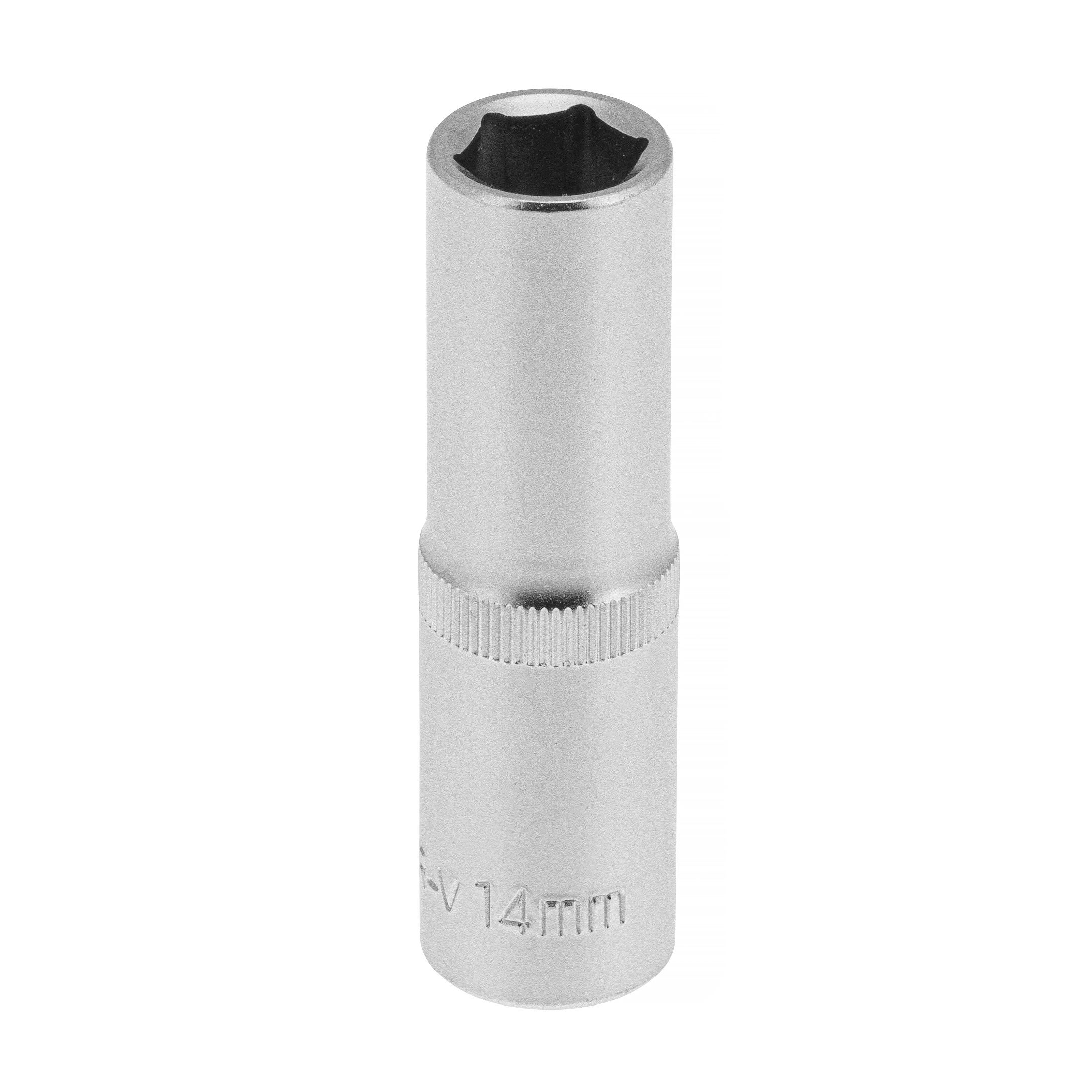 PELA 549079 Hylsy vääntiökoko 1/2", 6-kulmainen, pitkä 14 mm