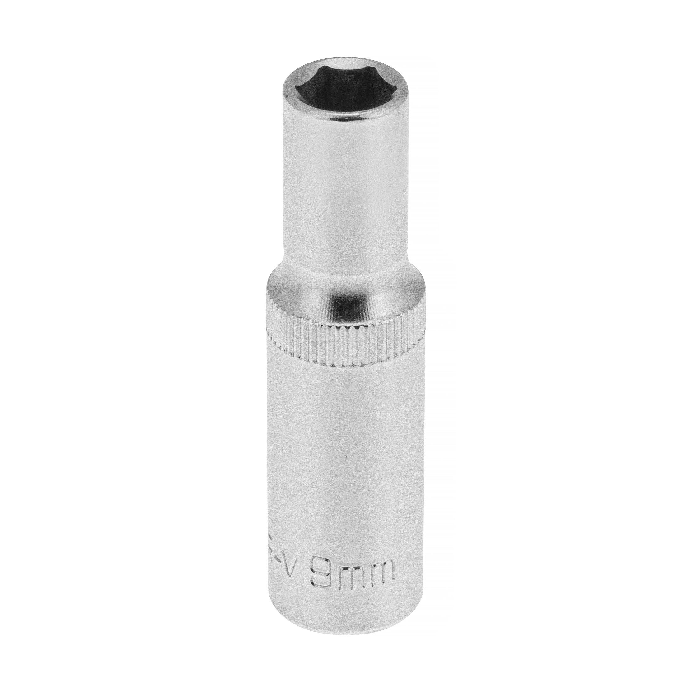 PELA 549094 Hylsy vääntiökoko 3/8", 6-kantainen, pitkä 9 mm