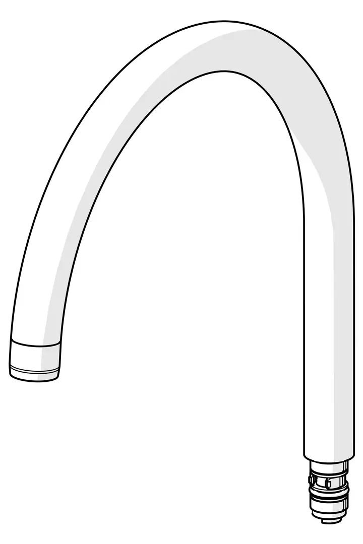 Oras 159695V Utloppspip för köksblandare, hög pip