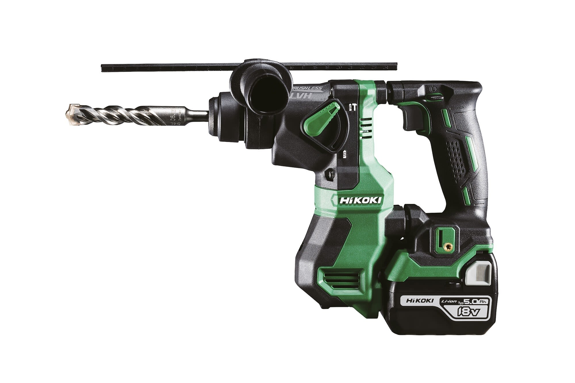 HiKOKI DH18DPA Borrhammare med 5,0 Ah batterier och laddare