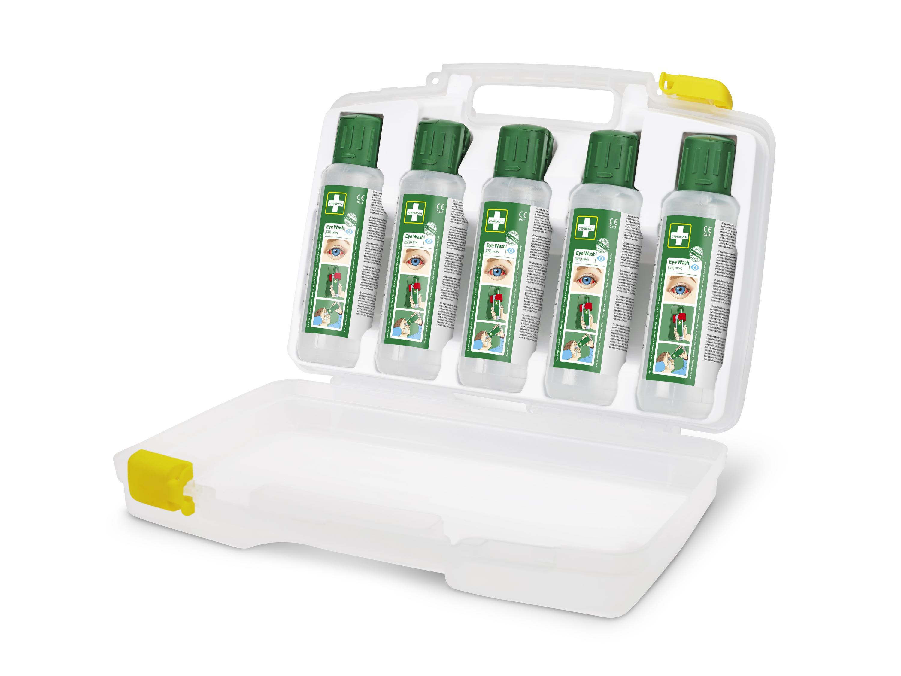 Cederroth 51011042 Ögondusch 5 x 500 ml, med väska