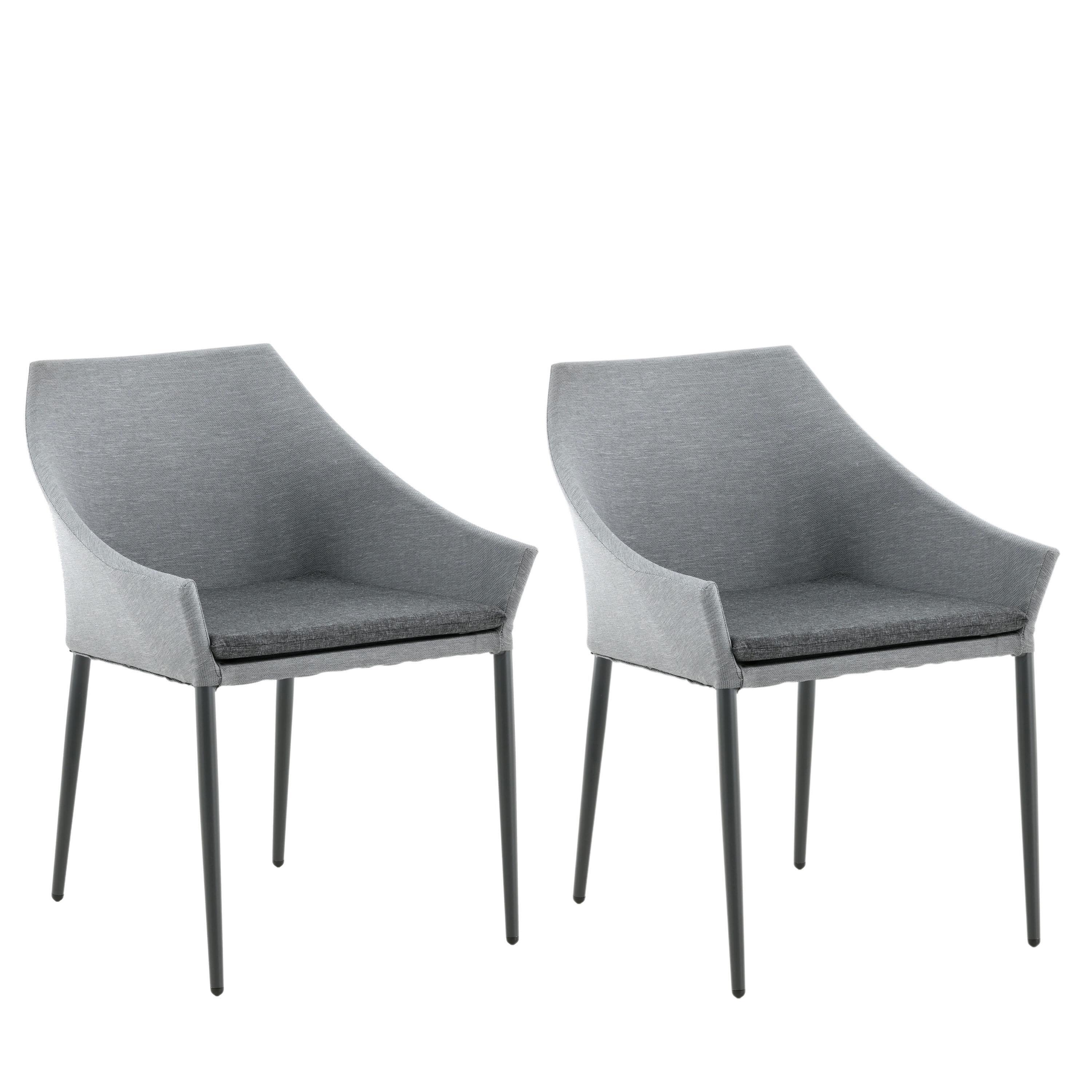 Venture Home Spoga 2076-408 Karmstol 2-pack Svart