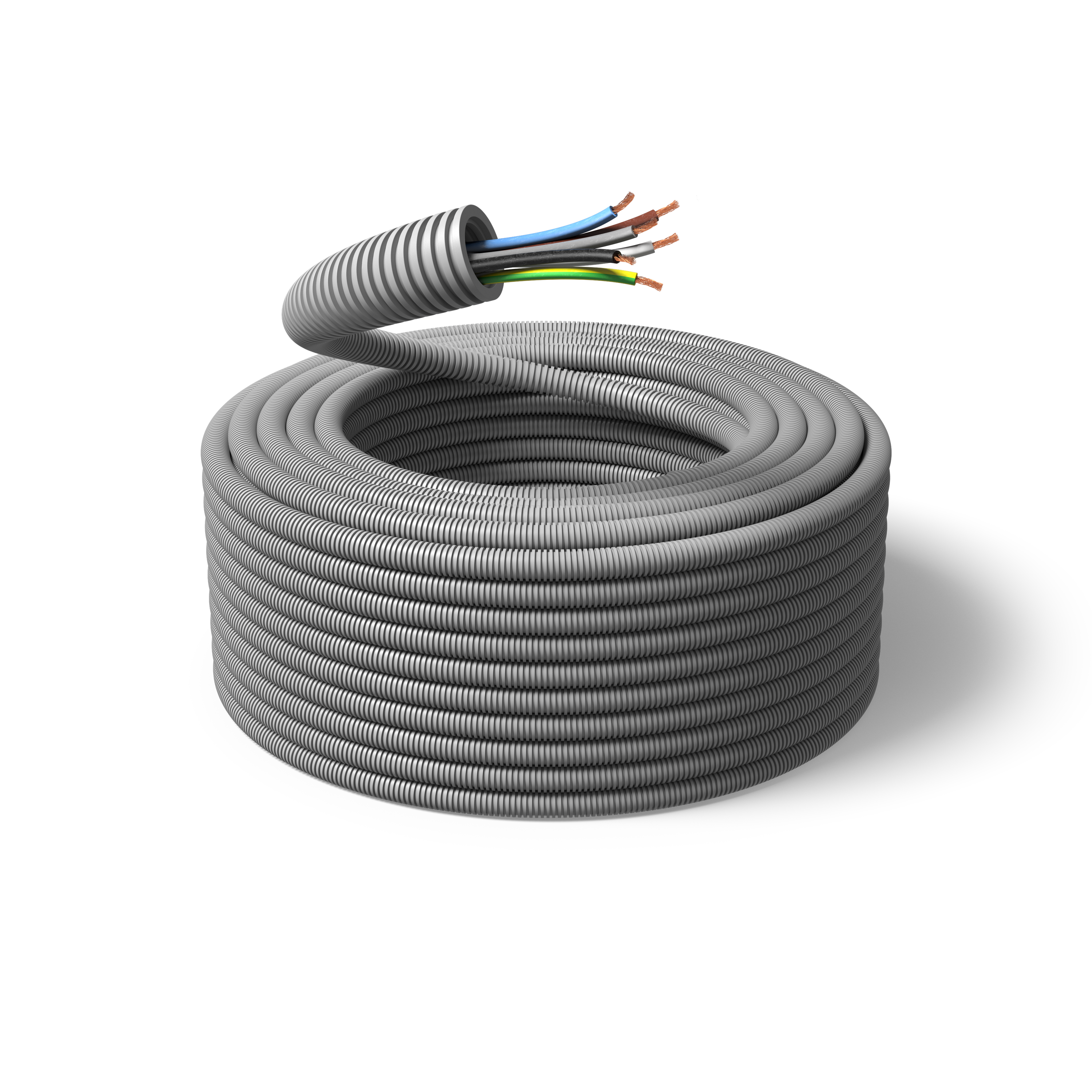PM FLEX FQ Installationskabel fördragen, 100 m 6G1.5 mm², ytter-Ø20 mm