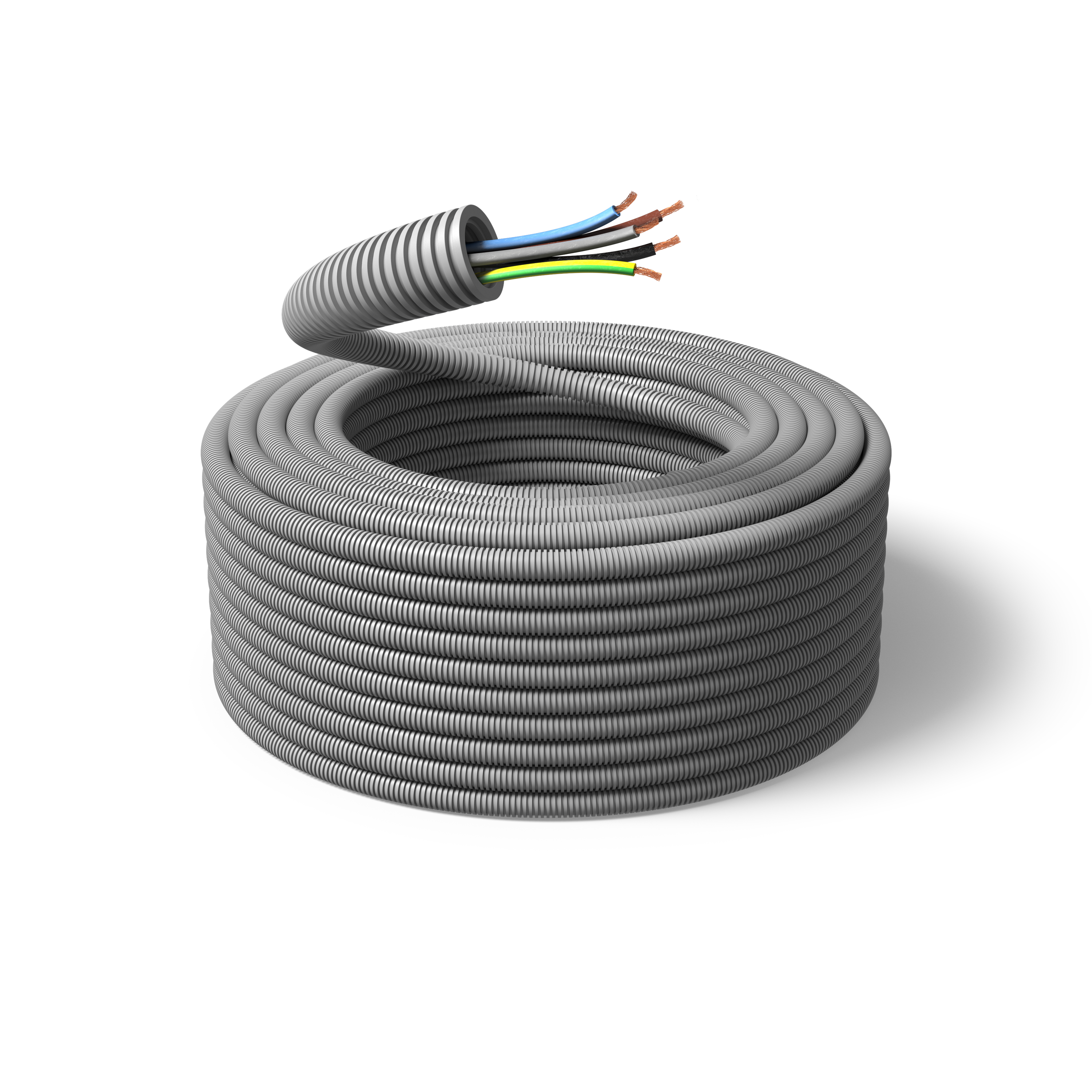PM FLEX FQ Installationskabel fördragen, 100 m 5G1.5 mm², ytter-Ø16 mm