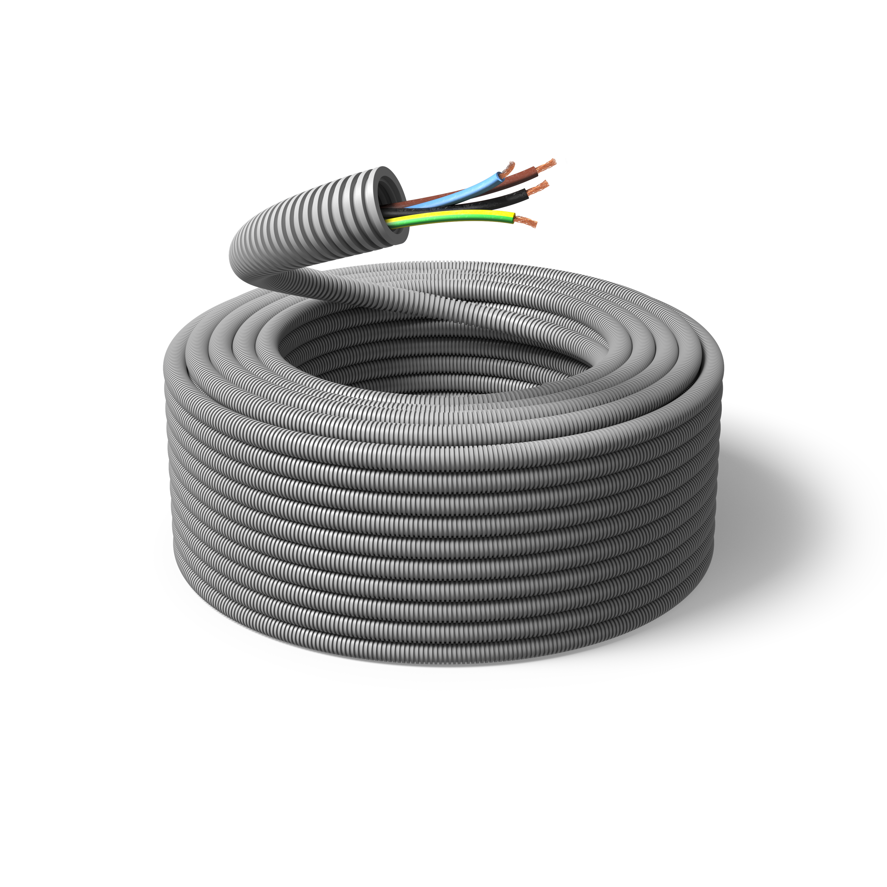 PM FLEX FQ Installationskabel fördragen, 100 m 4G1.5 mm², ytter-Ø16 mm