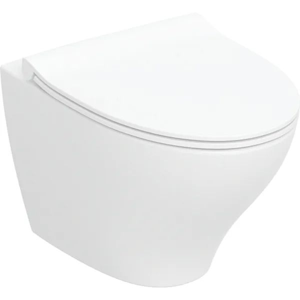Ifö Spira Modern Toiletskål kantfri, Soft Close-sits