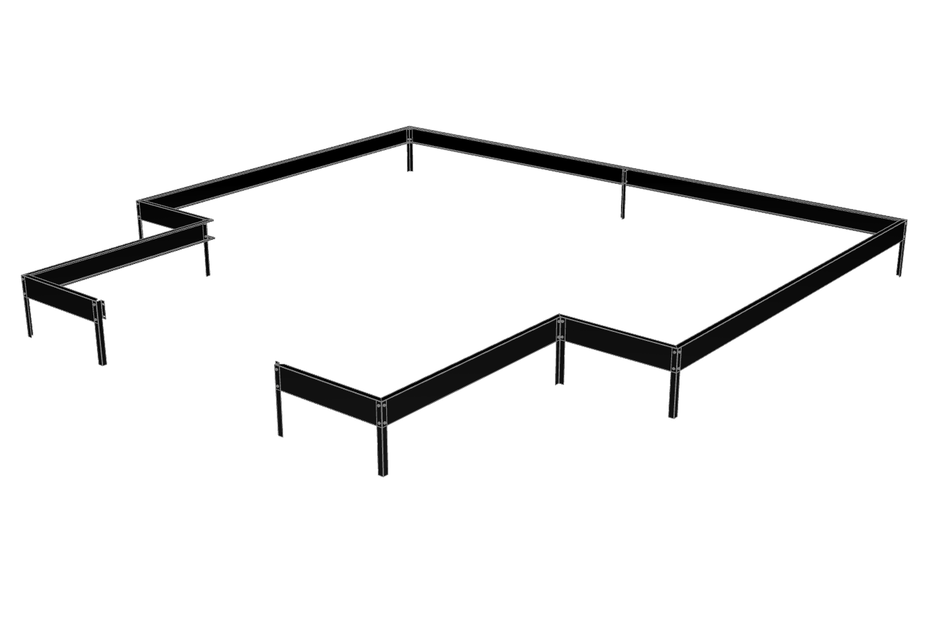 Halls HR01188 Fundament för ICON GARDENHOUSE 6