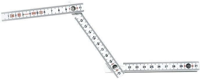 STANLEY 0-35-229 Måttstock plast, 2 m