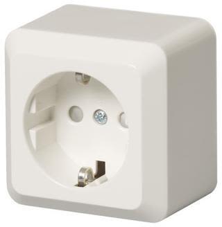 ABB 2TKA000660G1 Vägguttag 1-vägs, utanpåliggande, IP20